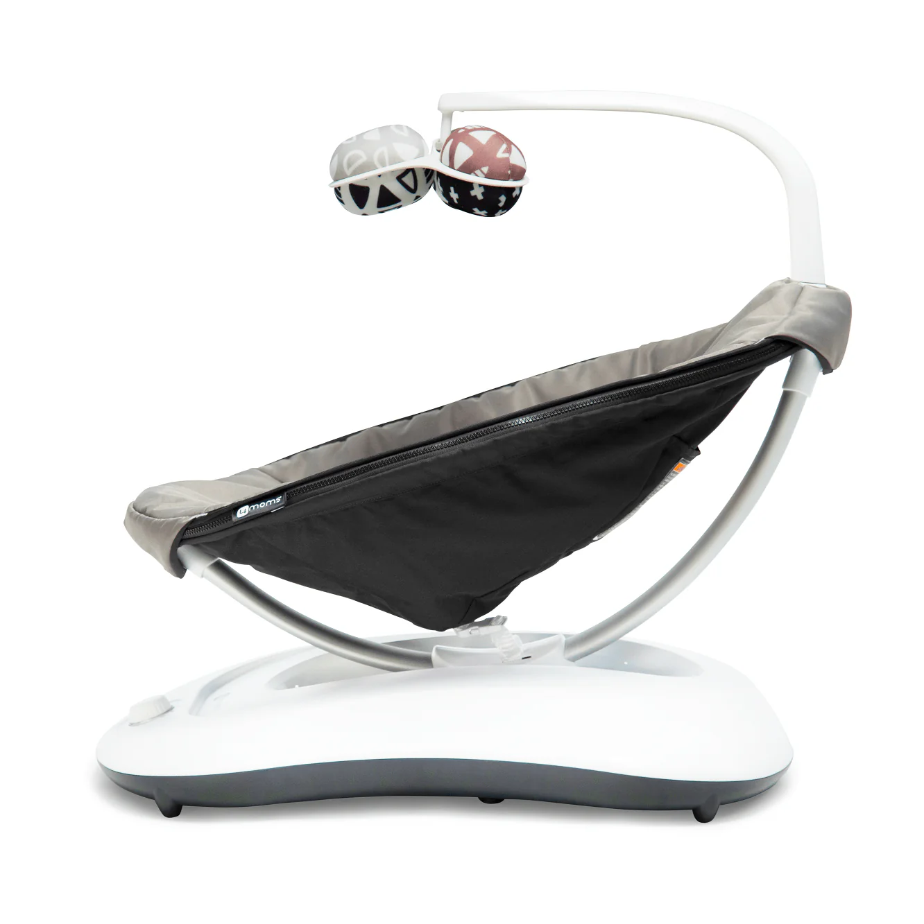 4moms rockaRoo 2.0 with Newborn Insert - Graphite/Grey/Plush - Image 3