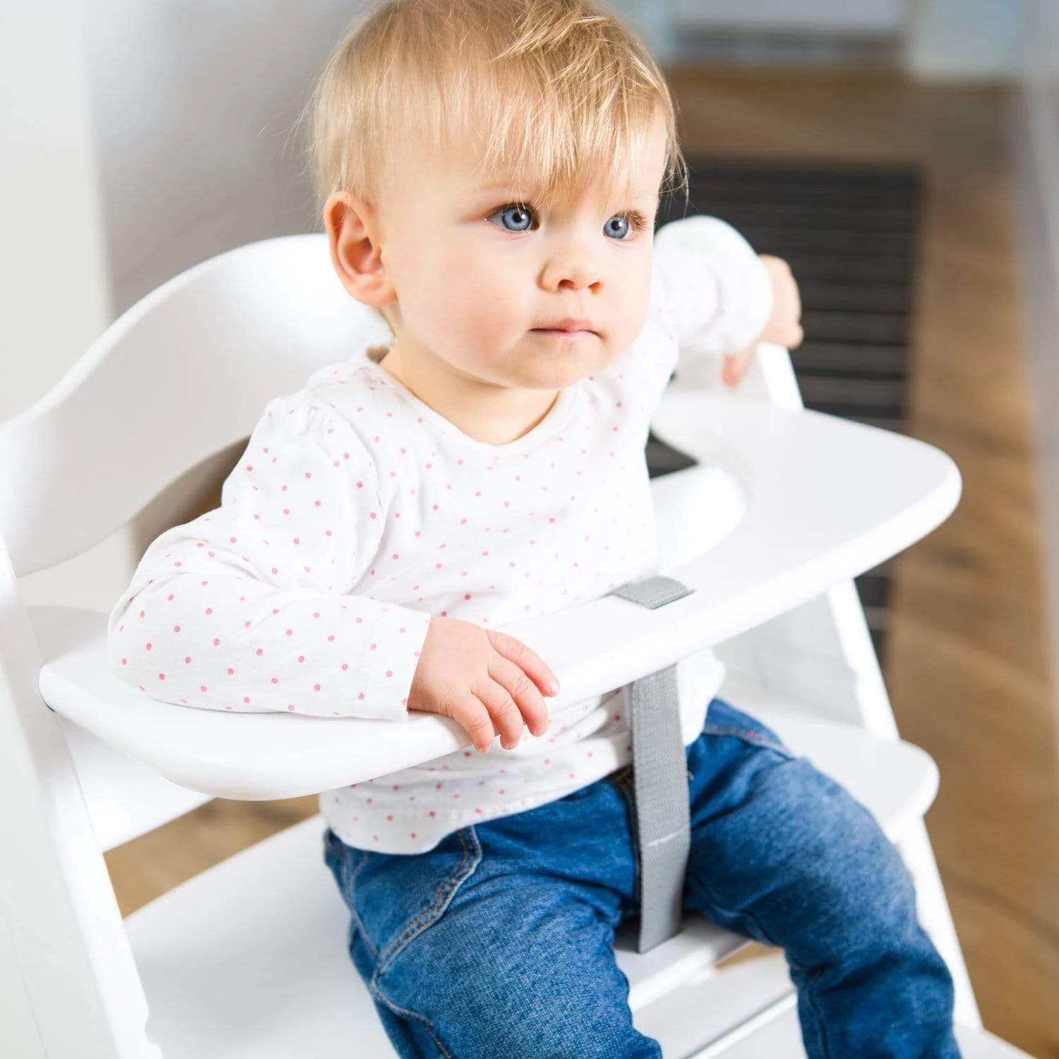 Hauck Alpha+ Wooden Highchair - White - Image 11