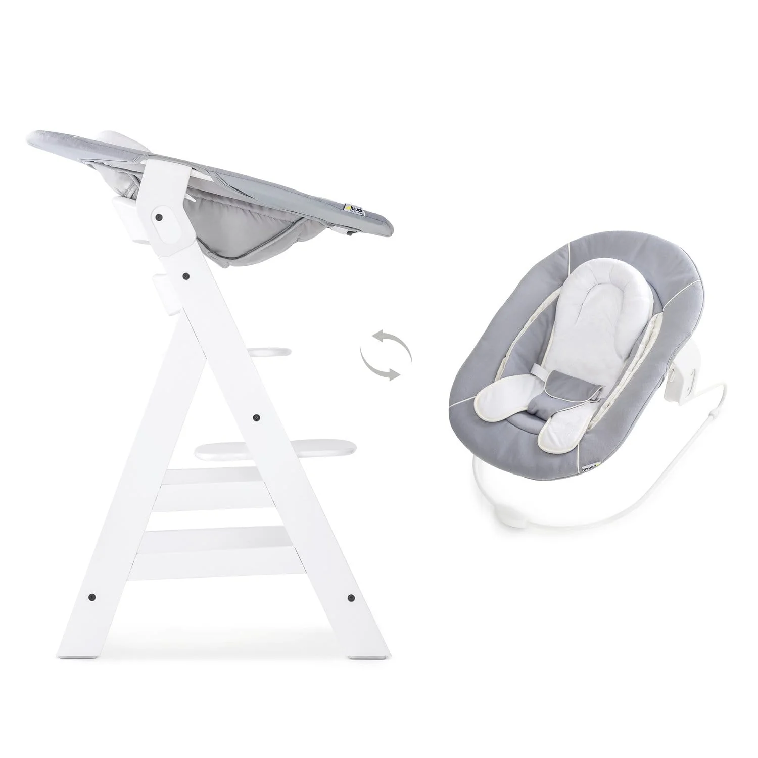Hauck Alpha Bouncer 2in1 - Stretch Grey - Image 16
