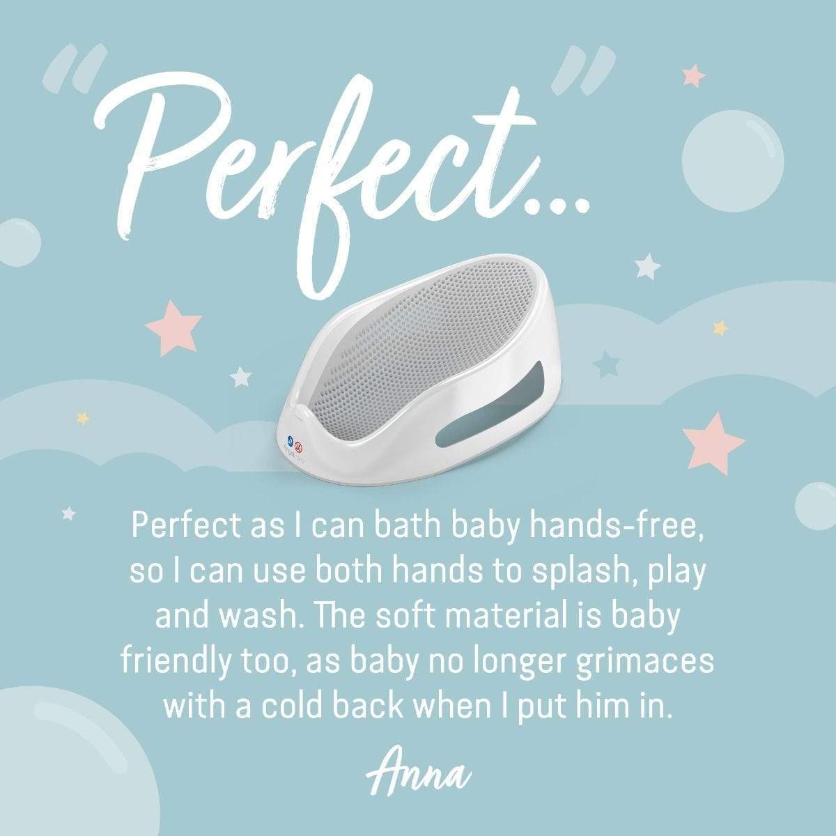 Angelcare Soft Touch Bath Support - Grey - Image 7