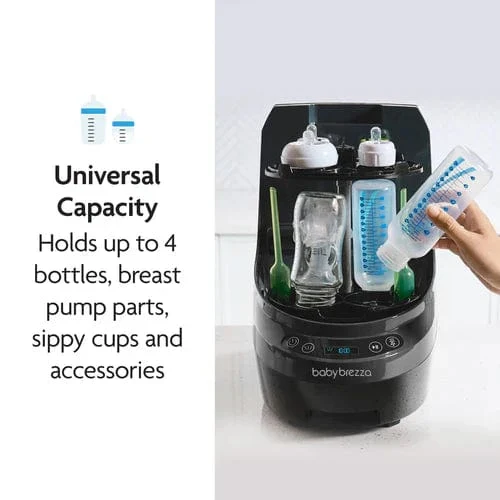 Baby Brezza Bottle Washer Pro & Detergent Tablets (120pcs) - All Black - Image 5