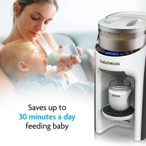 Baby Brezza Formula Pro Advanced with Extra Funnel & Cover Set - Black & White - Image 3