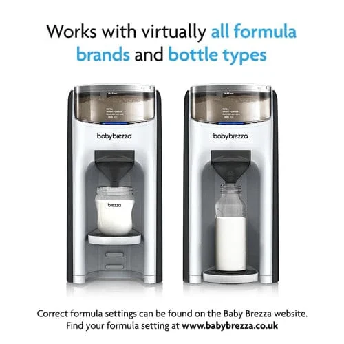 Baby Brezza Formula Pro Advanced with Extra Funnel & Cover Set - Black & White - Image 5