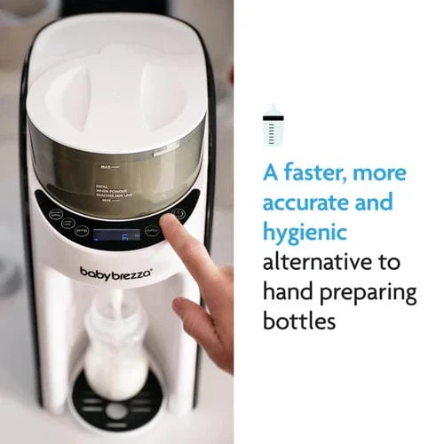 Baby Brezza Formula Pro Advanced with Extra Funnel & Cover Set - Black & White - Image 9