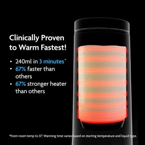 Baby Brezza SuperFast Portable Bottle Warmer - All black - Image 7