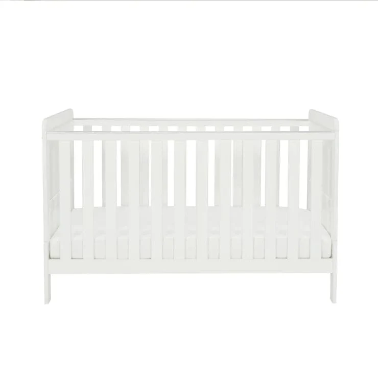 Babymore Caro Urban Cot Bed - White - Image 2