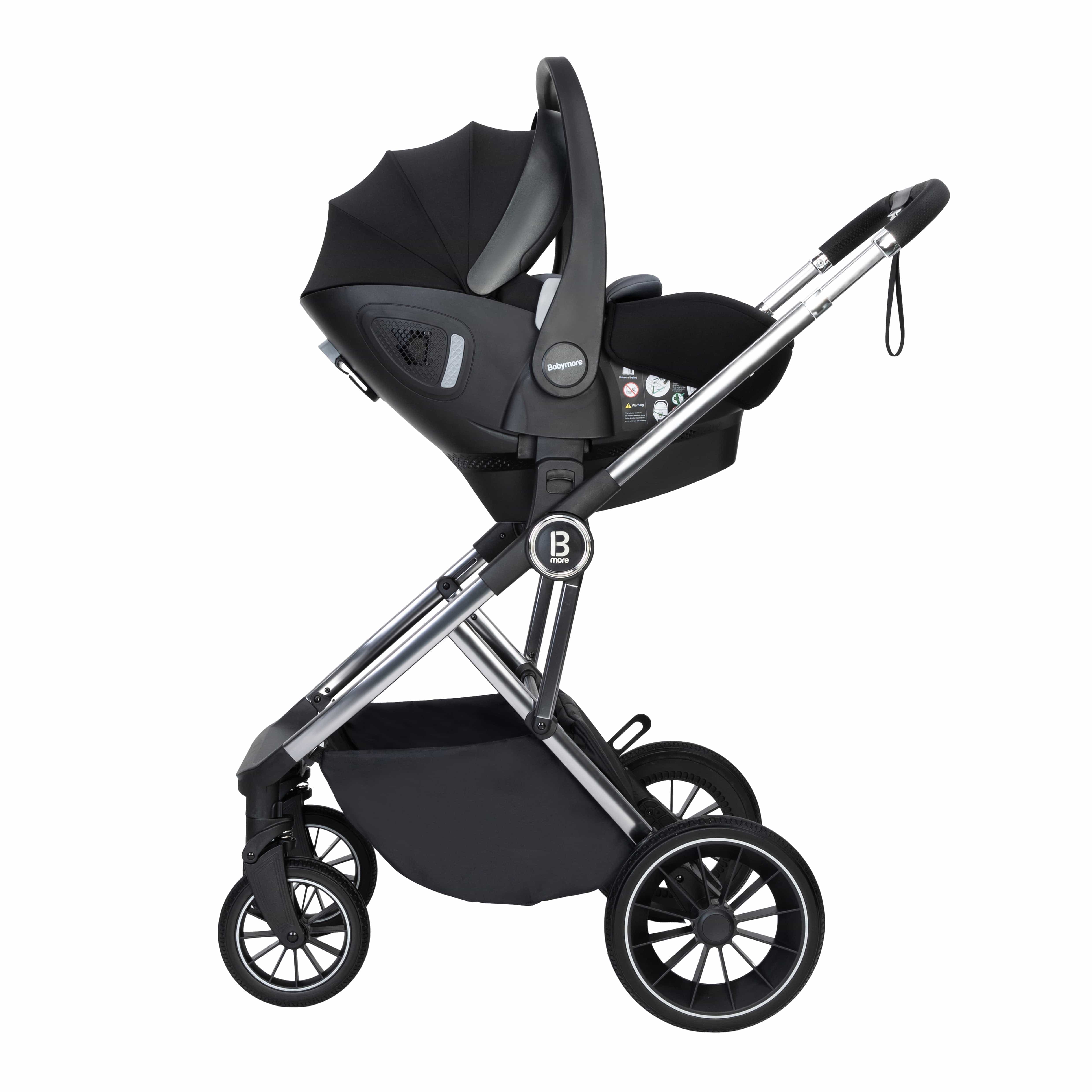 Babymore Chia, (Pecan) Travel System - Pearl Grey - Image 5