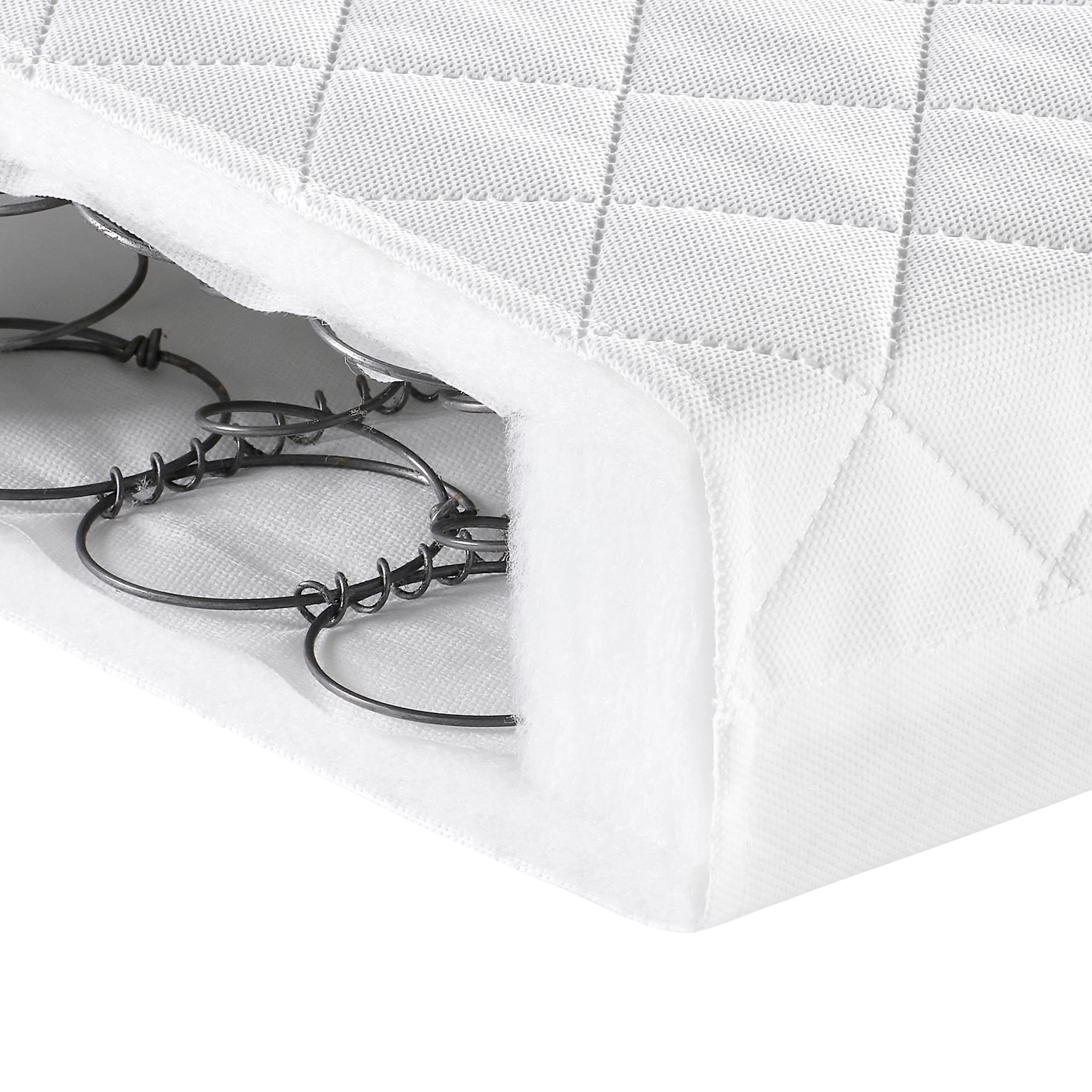 Babymore Deluxe Sprung Cot Bed Mattress - 140 x 70 x 10 CM - Image 3
