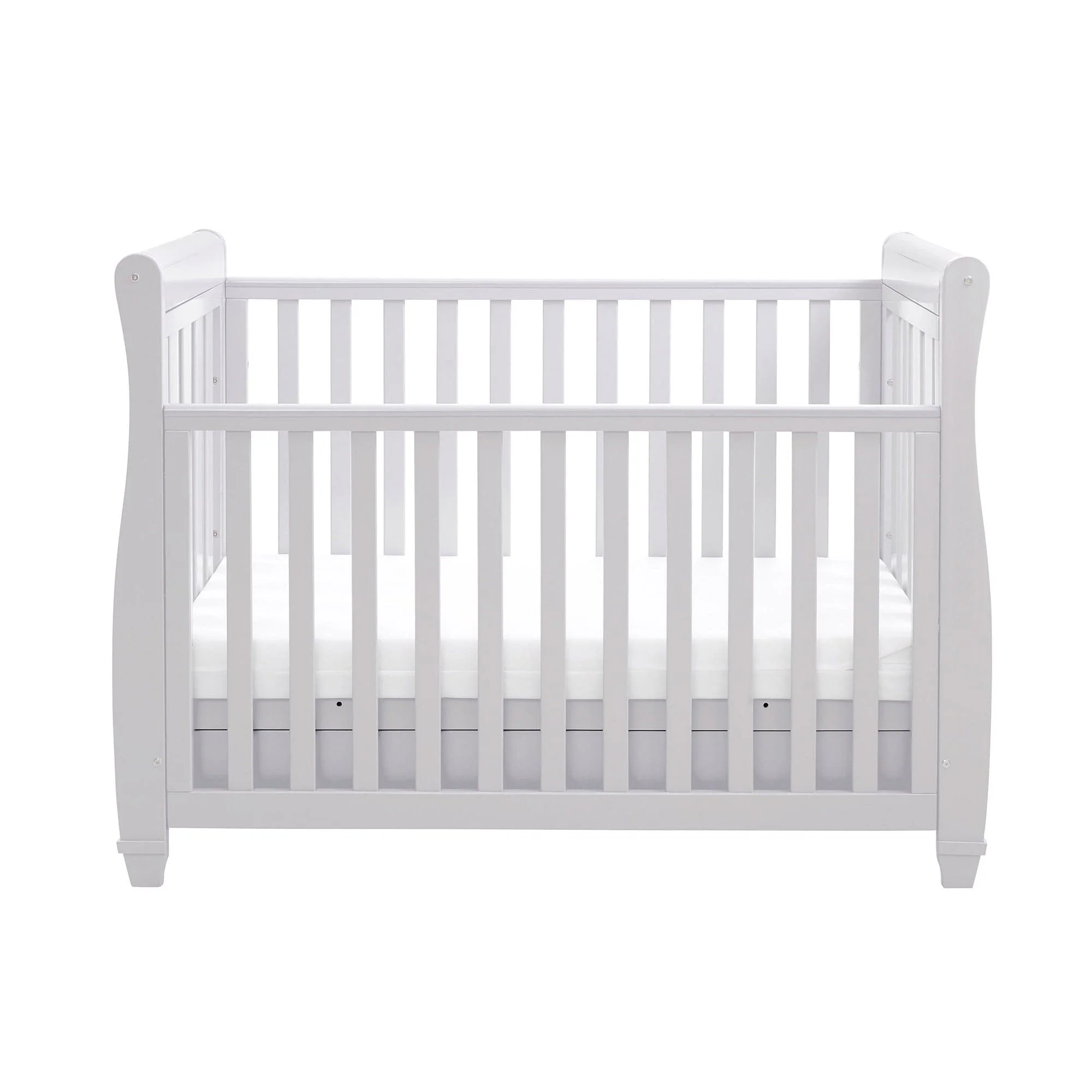 Babymore Eva Drop Side Cot Bed with Drawer - Grey - Image 7