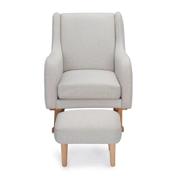Babymore Ida Nursing Chair with Stool - Cashmere - Image 7