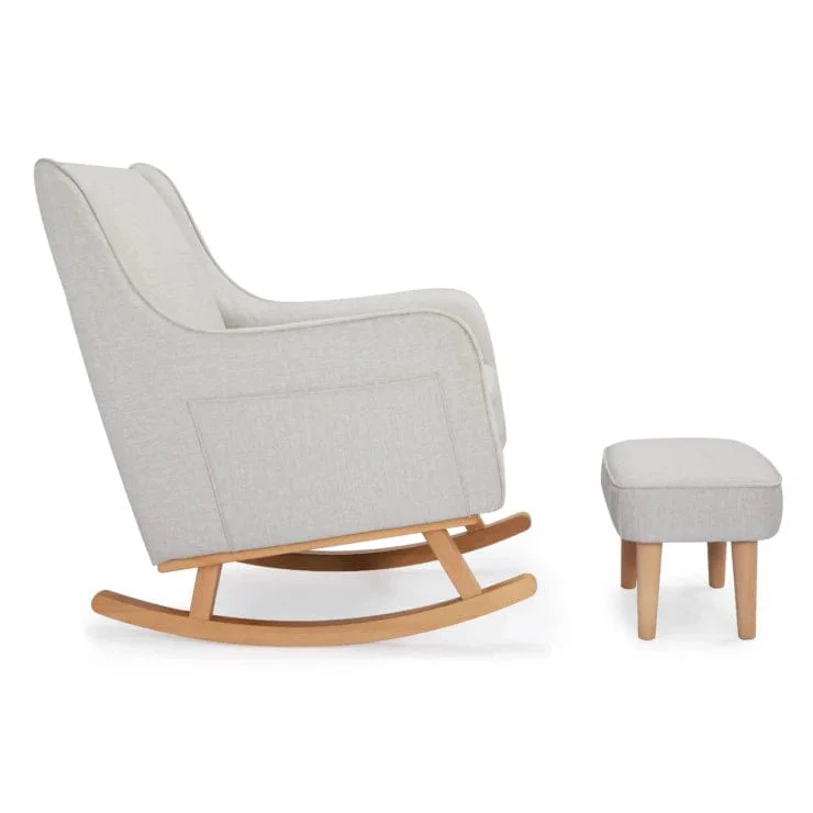 Babymore Ida Nursing Chair with Stool - Cashmere - Image 8