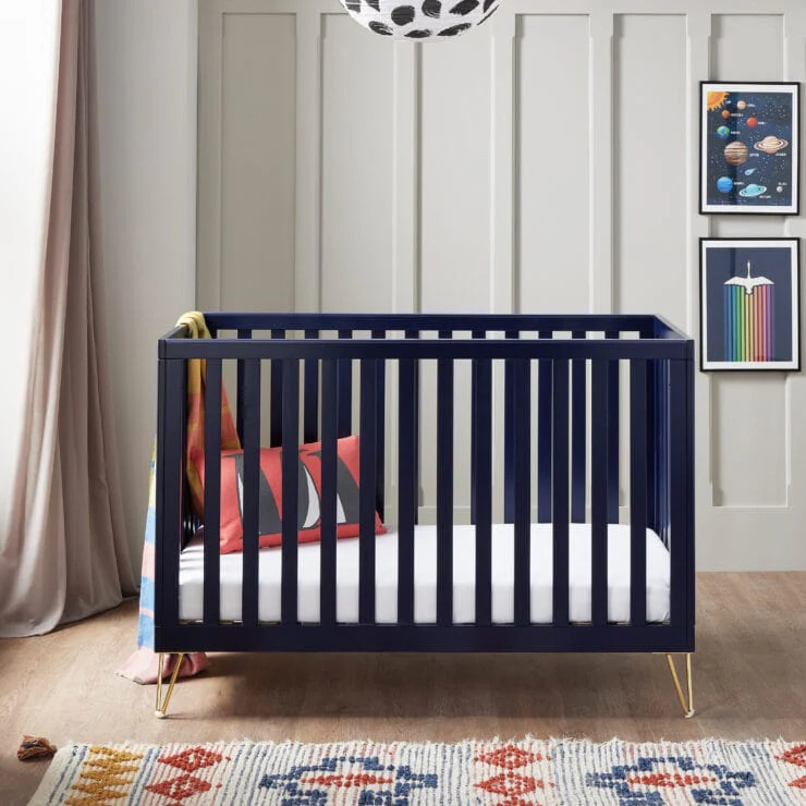 Babymore Kimi Cot Bed - Midnight - Image 2