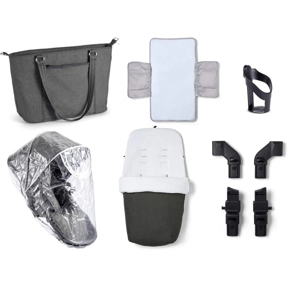 Babymore MeMore Pram & Pushchair 11 Piece - Black Espresso - Image 13