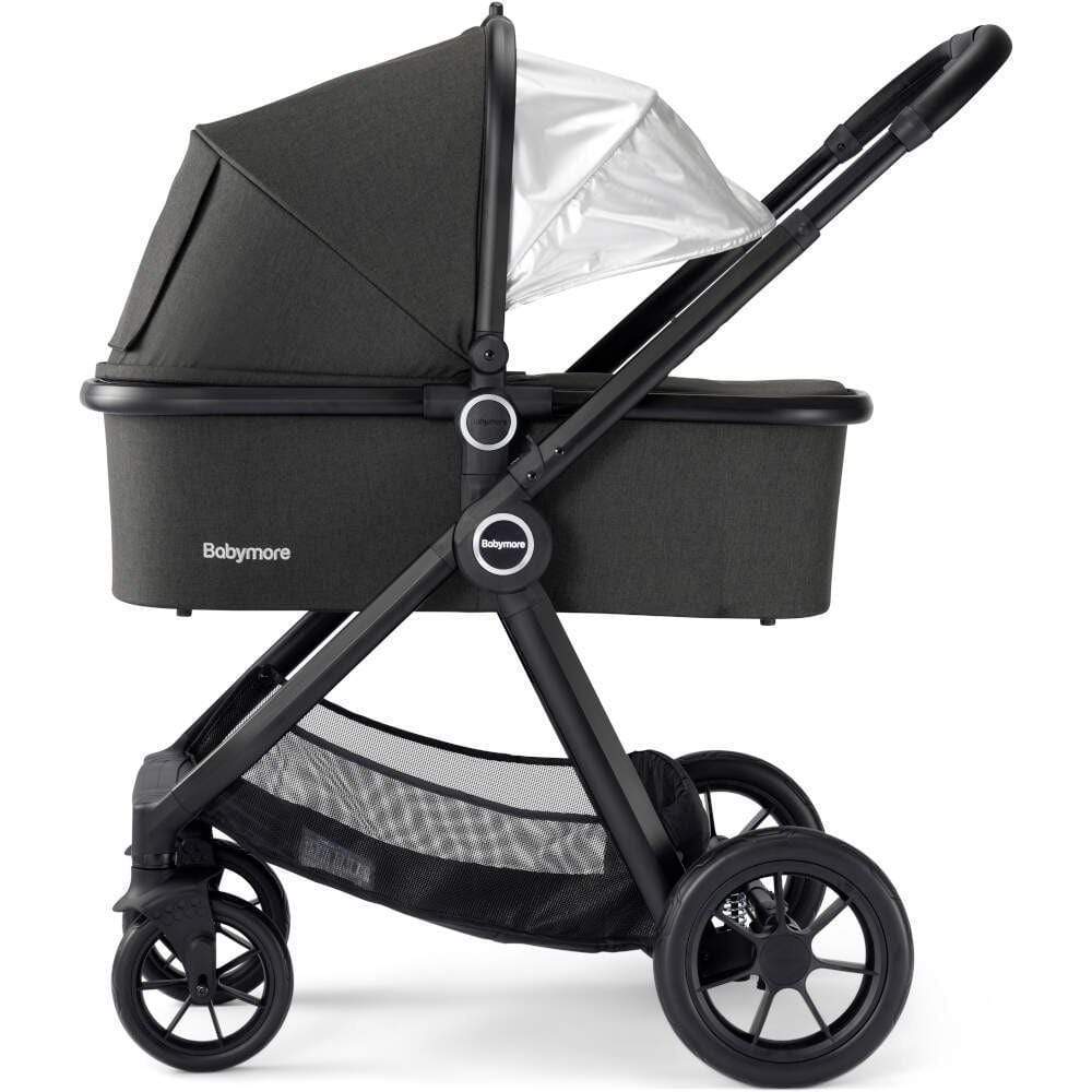 Babymore MeMore Pram & Pushchair 11 Piece - Black Espresso - Image 4