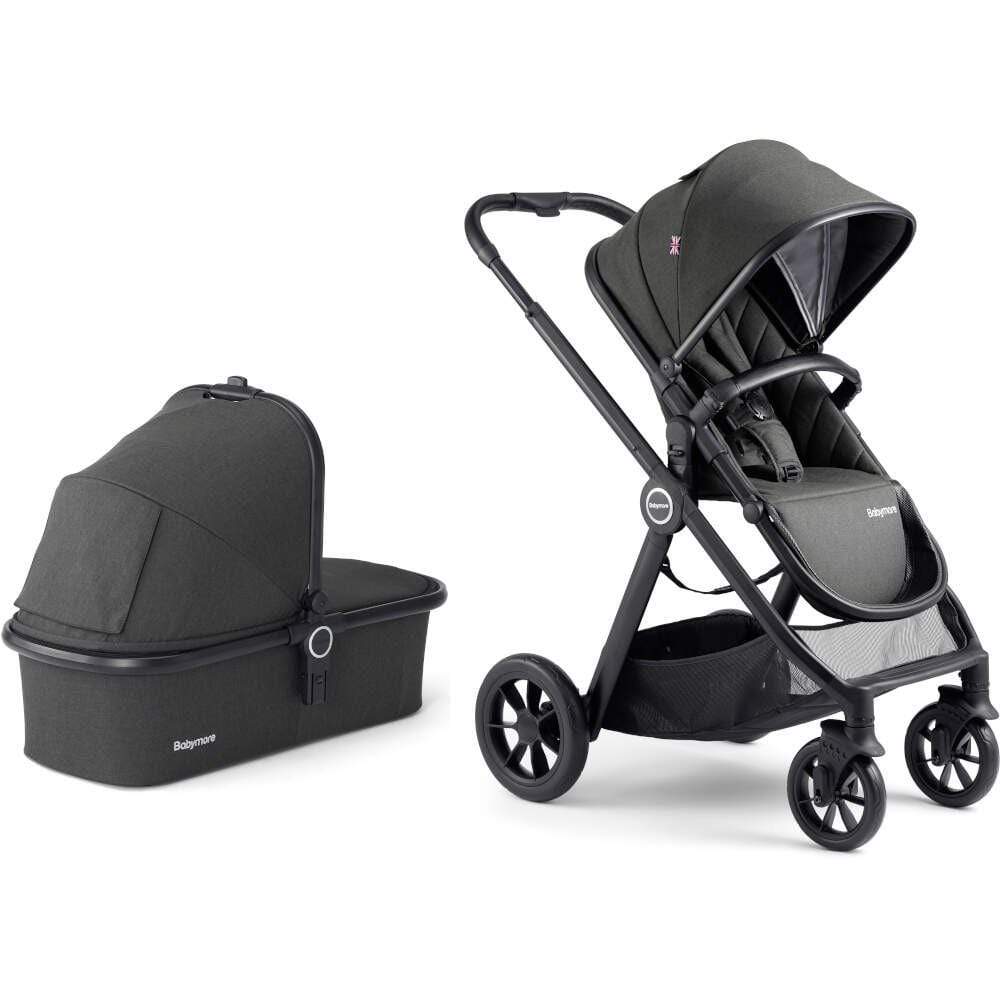 Babymore MeMore Pram & Pushchair 11 Piece - Black Espresso - Image 5