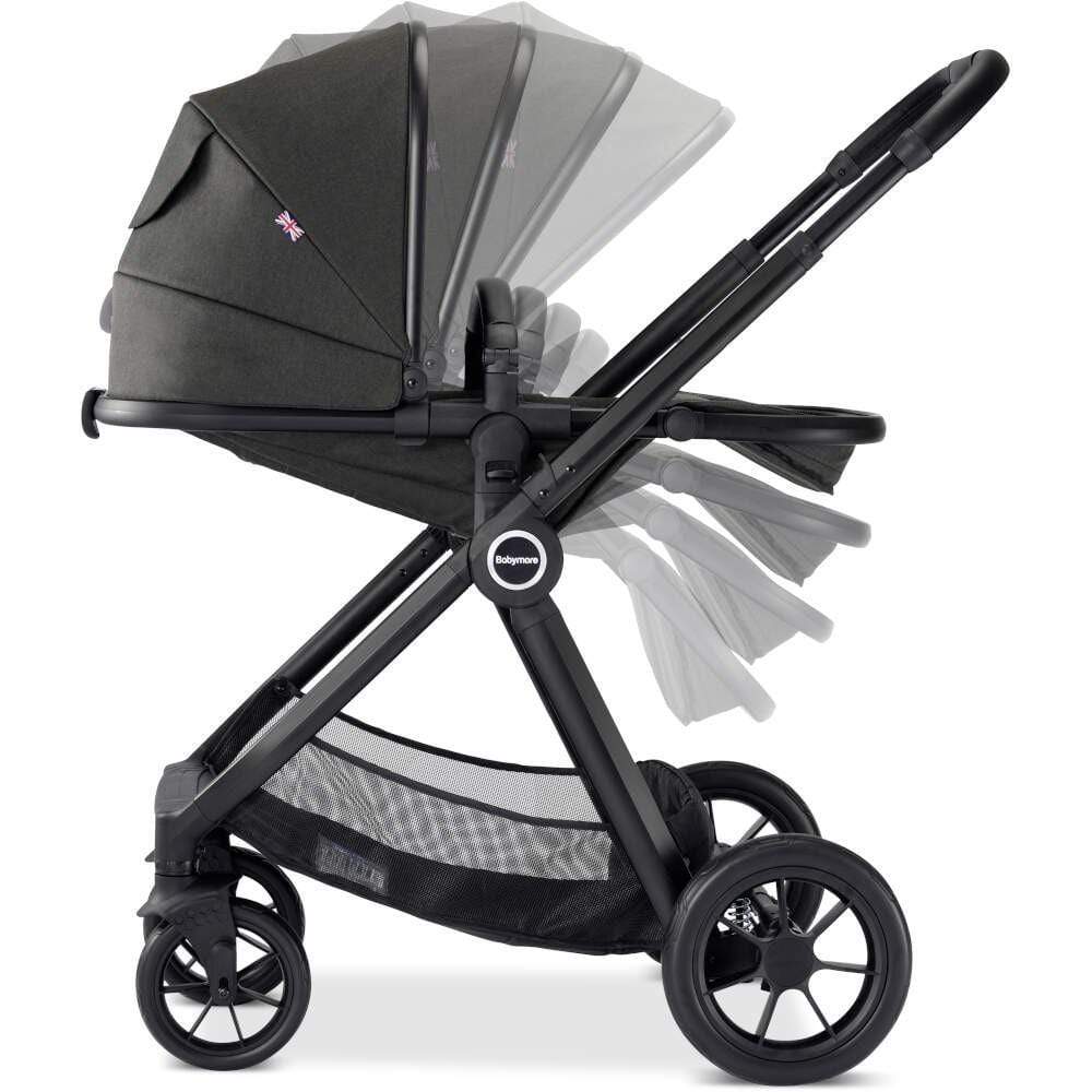 Babymore MeMore Pram & Pushchair 11 Piece - Black Espresso - Image 6