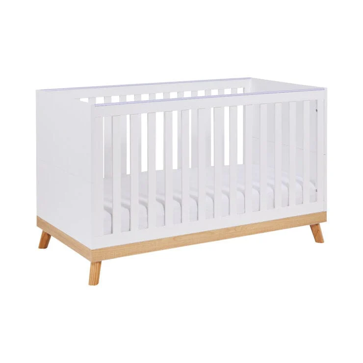 Babymore Mona Cot Bed - White - Image 5