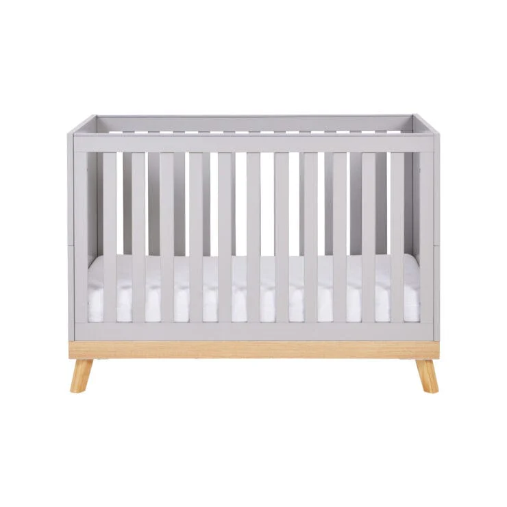 Babymore Mona Mini Cot Bed - Grey - Image 6