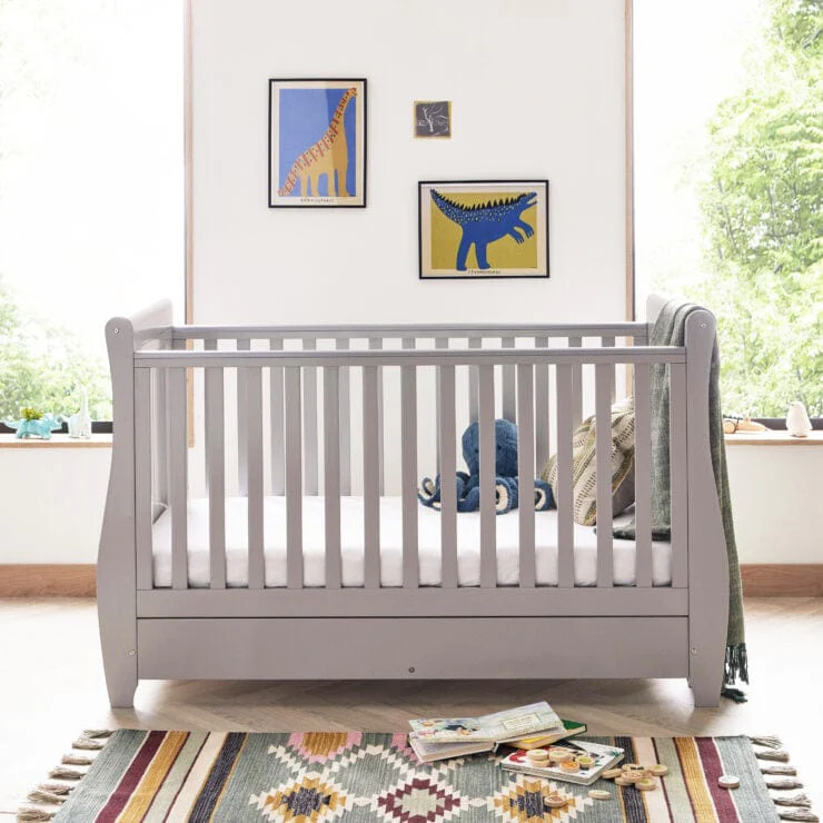 Babymore Stella 3 Piece Room Set - Grey - Image 4