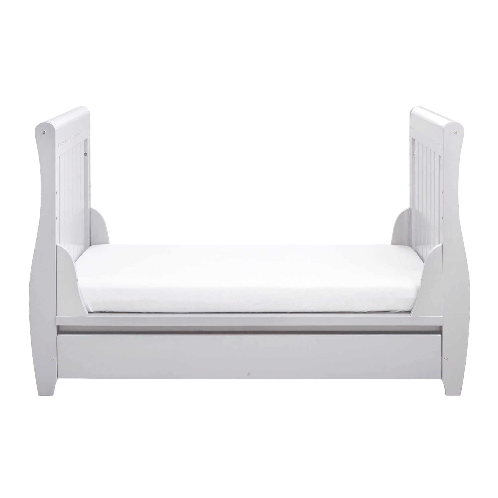 Babymore Stella Drop Side Cot Bed - Grey - Image 8