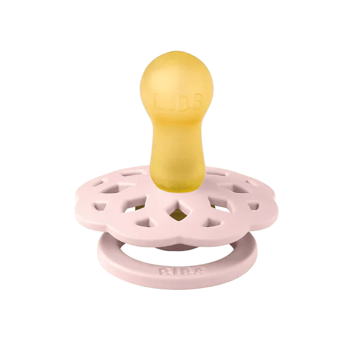 BIBS Boheme Pacifiers 2 Pack (Size 2) - Blossom/Dusky Lilac - Image 4