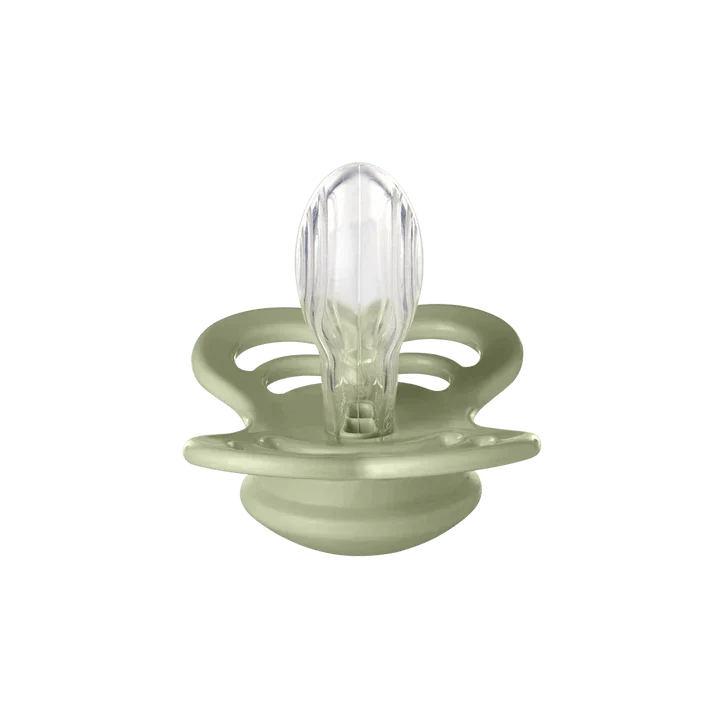 BIBS Supreme Pacifiers 2 Pack (Size 2) - Ivory/Sage - Image 3