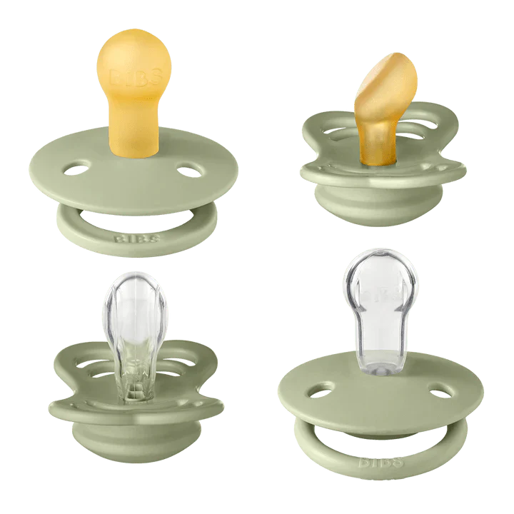 BIBS Try-It Collection Pacifiers (Size 1) - Sage - Image 2