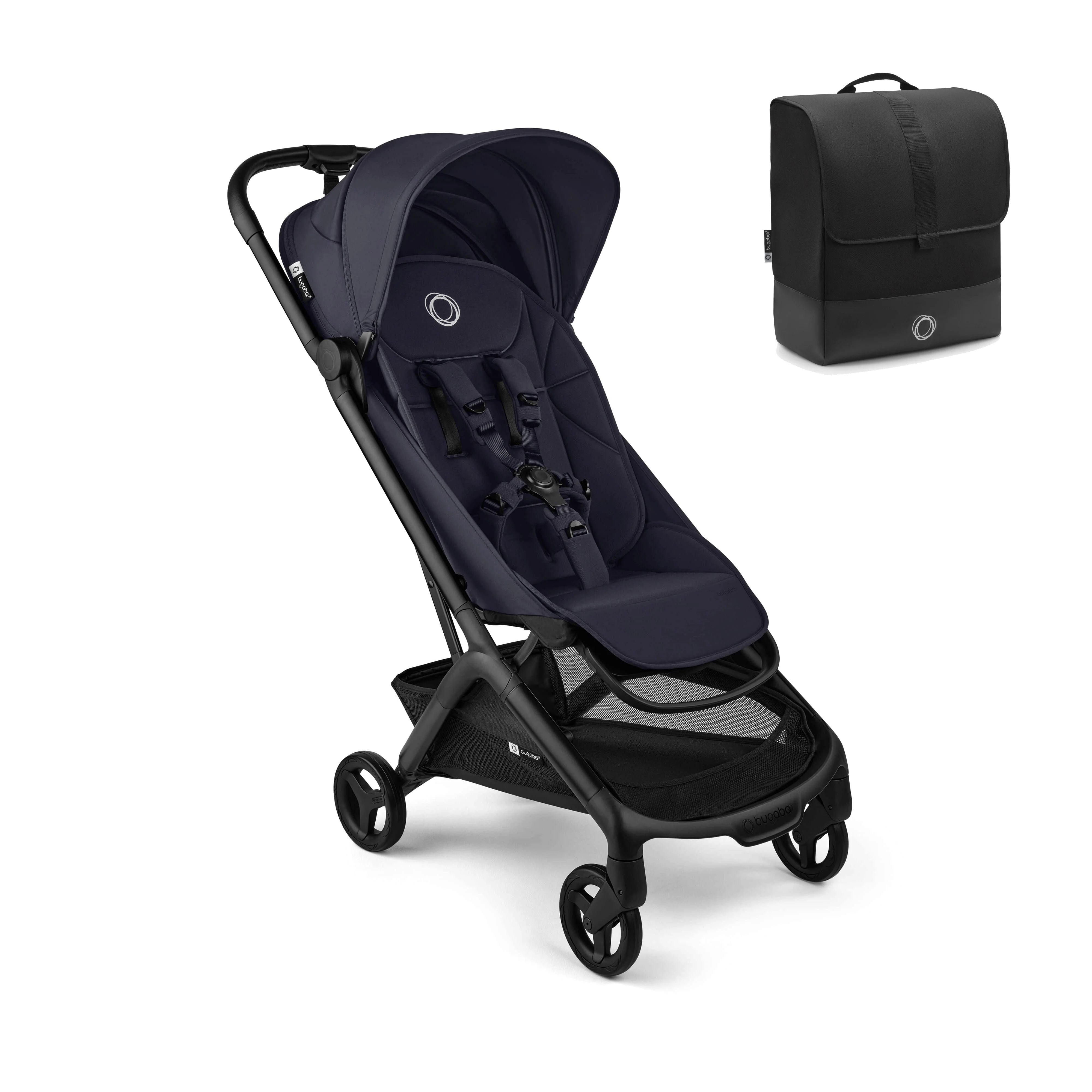 Bugaboo Butterfly 2 Stroller with Transport Bag - Deep Indigo