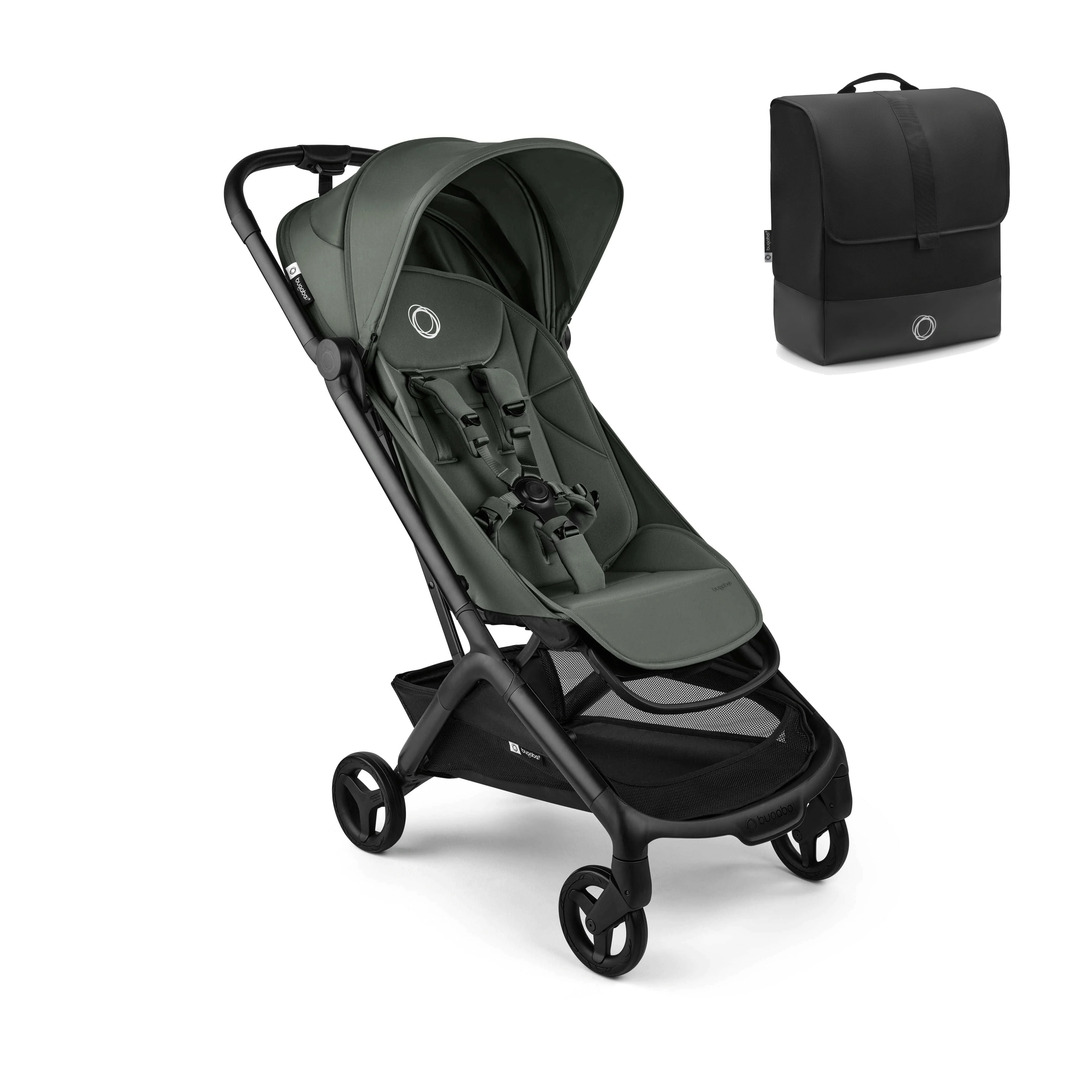 Bugaboo Butterfly 2 Stroller with Transport Bag - Forest Green