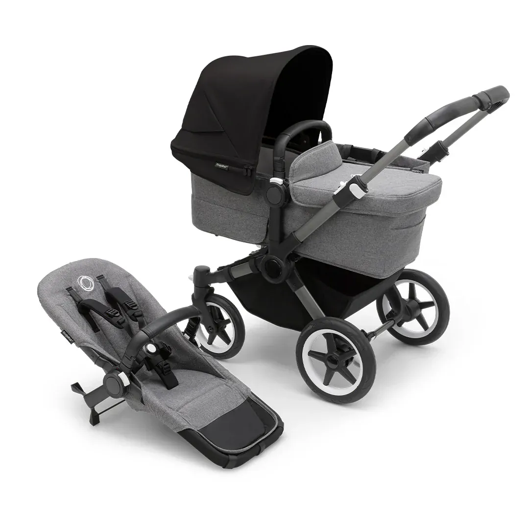Bugaboo Donkey 5 Complete - Graphite/Grey Melange/Midnight Black (Ex-Display)