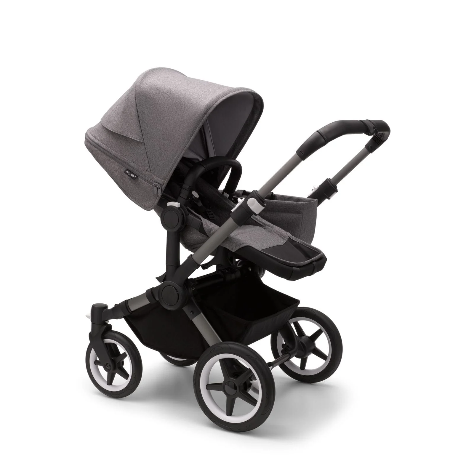 Bugaboo Donkey 5 Duo with Cloud T and Base T - Graphite/Grey Melange - Image 4