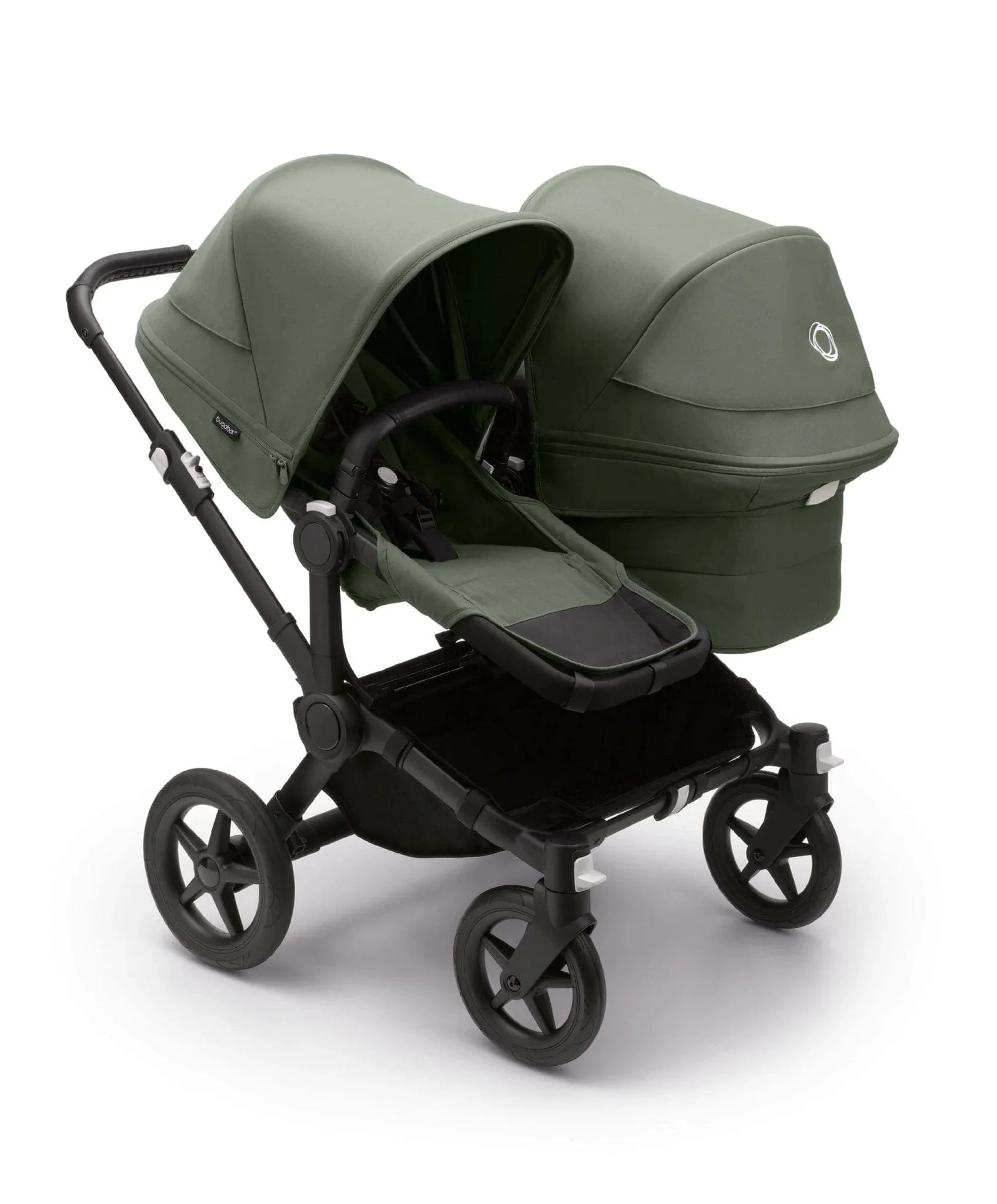 Bugaboo Donkey 5 Twin - Black / Forest Green - Image 3