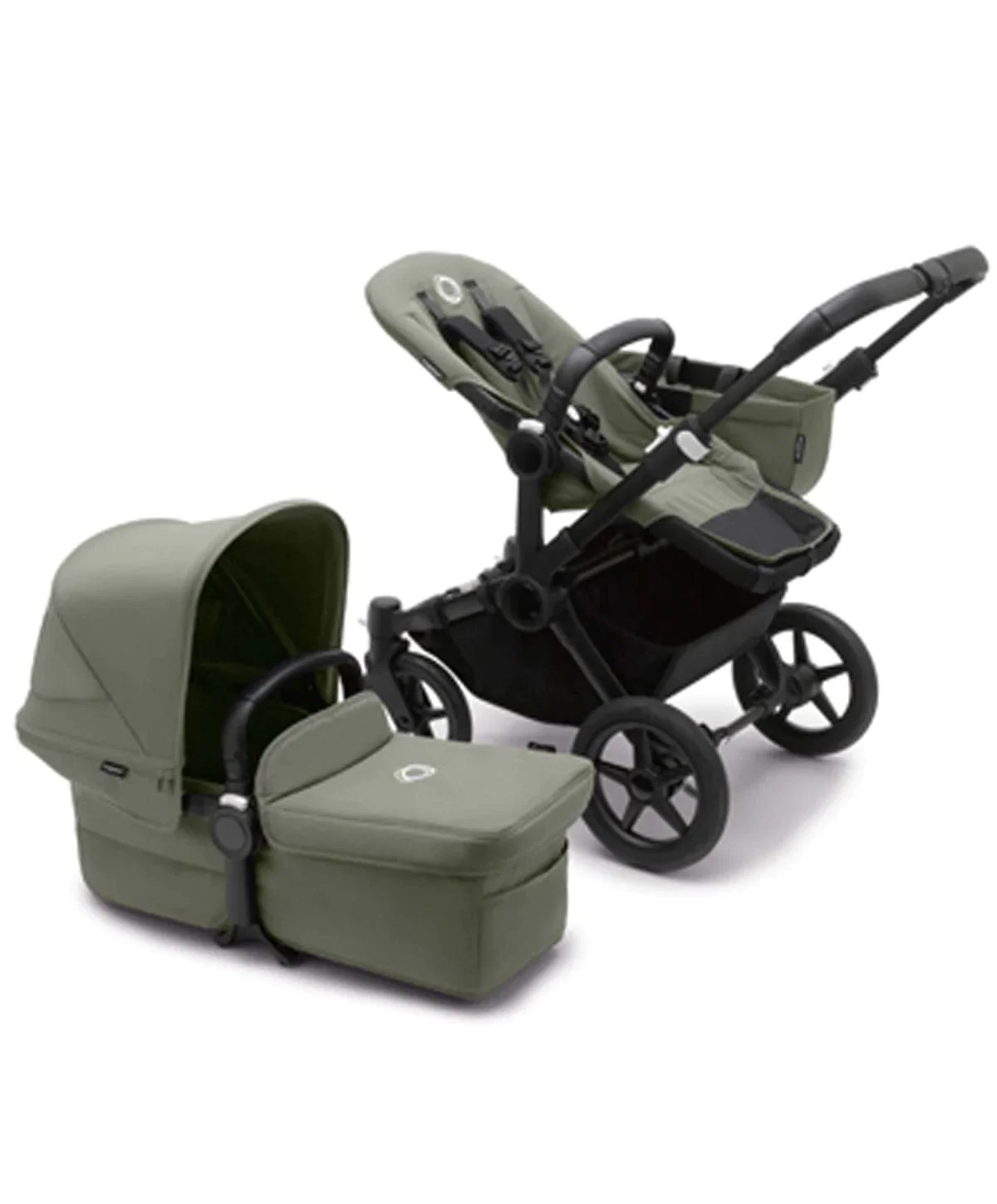 Bugaboo Donkey 5 Twin - Black / Forest Green - Image 4
