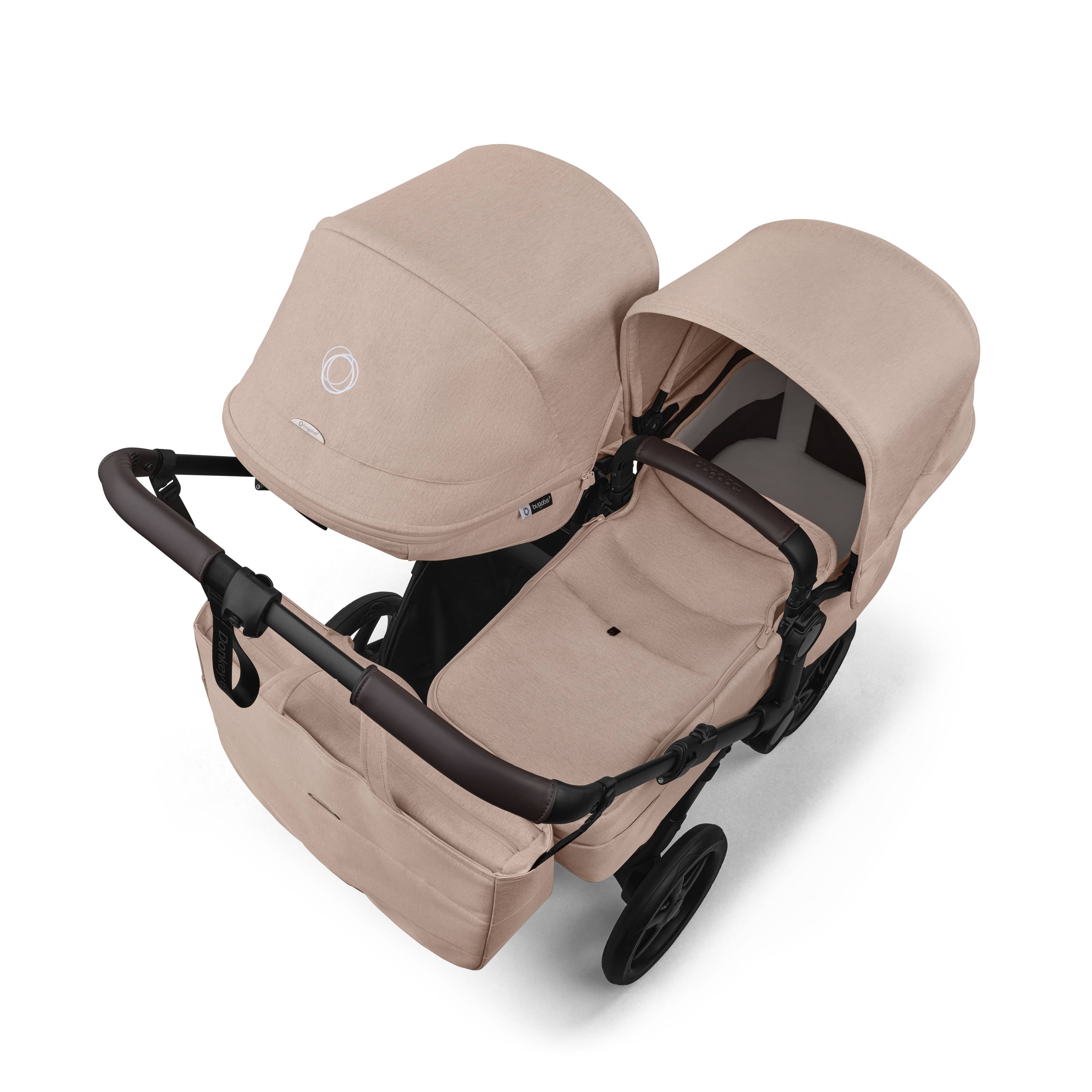 Bugaboo Donkey 6 Duo Ultimate (Cloud T) Travel System - Desert Taupe - Image 5