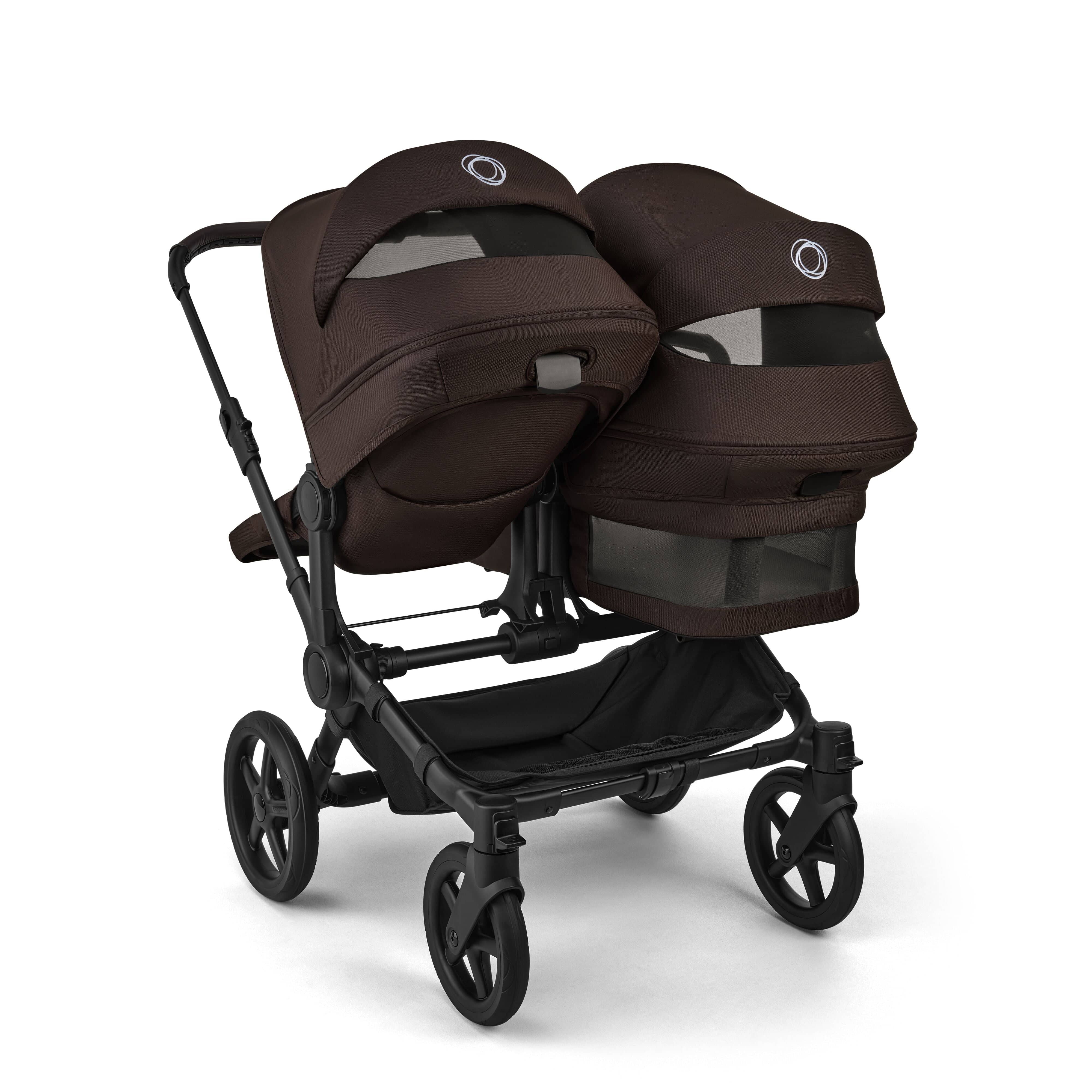 Bugaboo Donkey 6 Duo Ultimate (Cloud T) Travel System - Cocoa Brown - Image 4