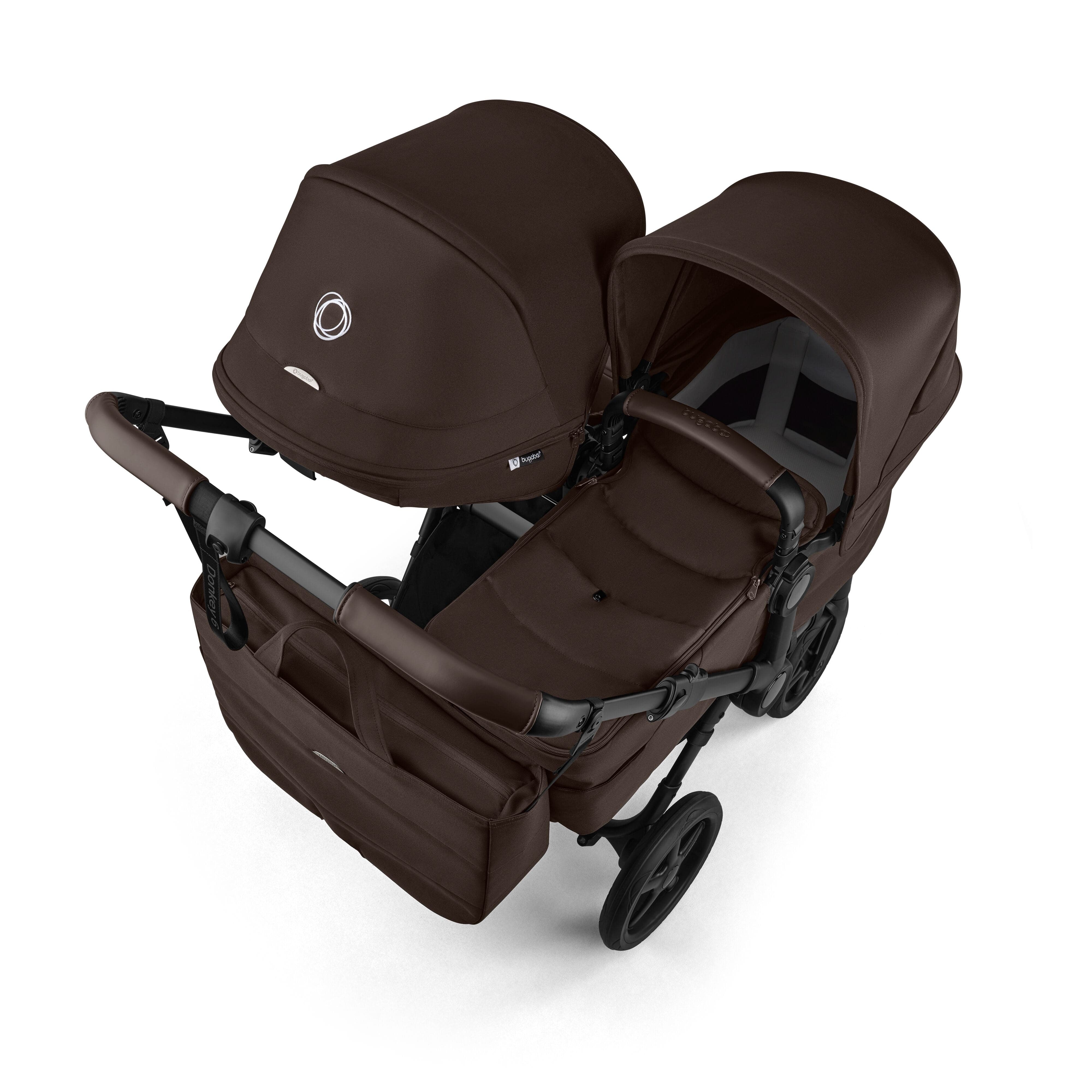 Bugaboo Donkey 6 Duo Ultimate (Cloud T) Travel System - Cocoa Brown - Image 6