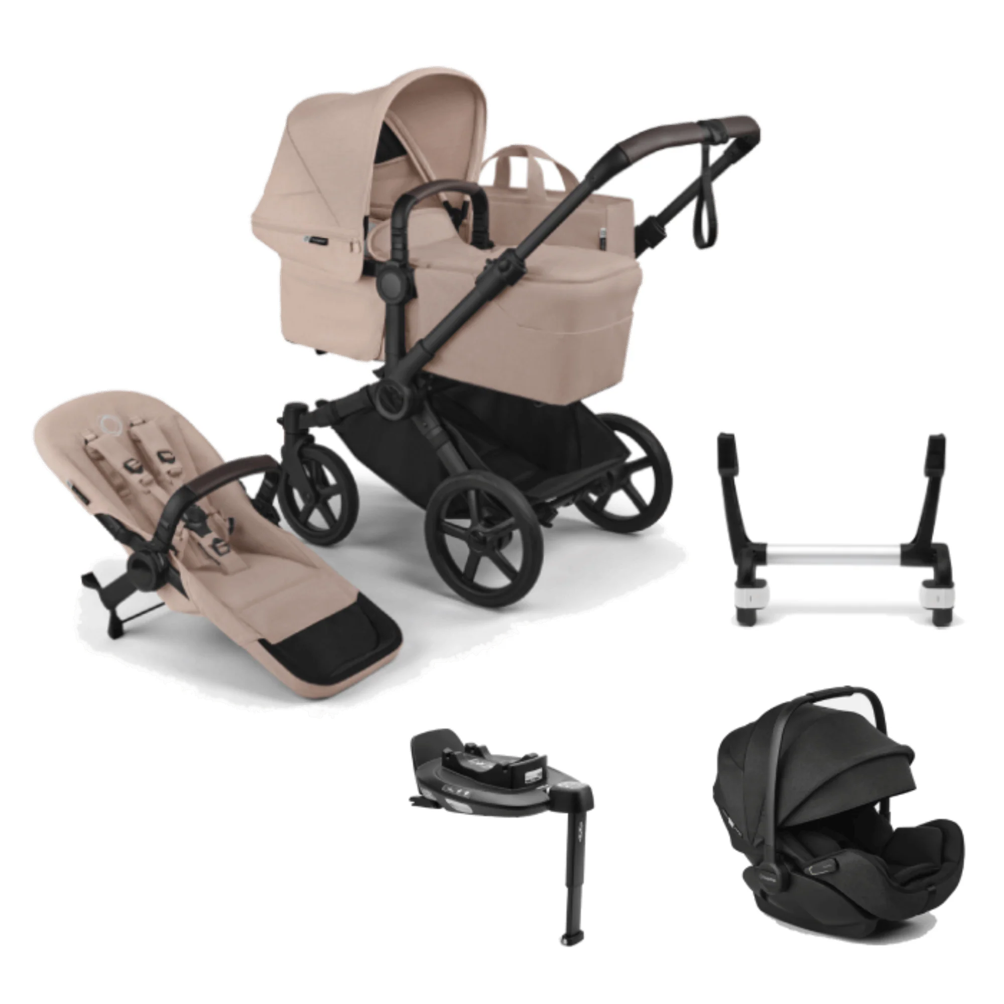 Bugaboo Donkey 6 (Otter by Nuna) Travel System - Desert Taupe