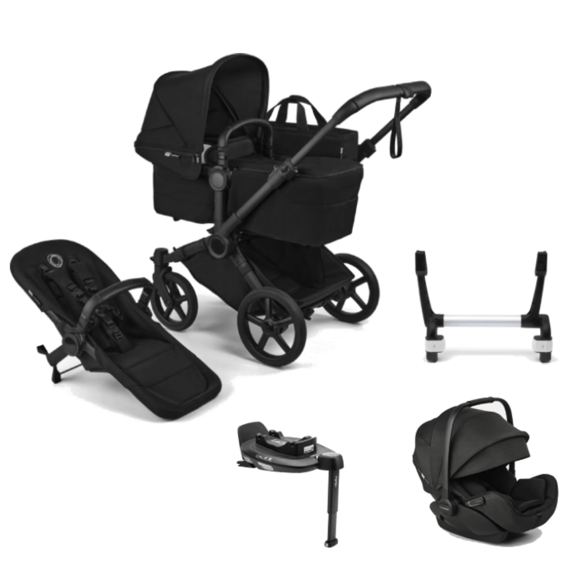 Bugaboo Donkey 6 (Otter by Nuna) Travel System - Heritage Black