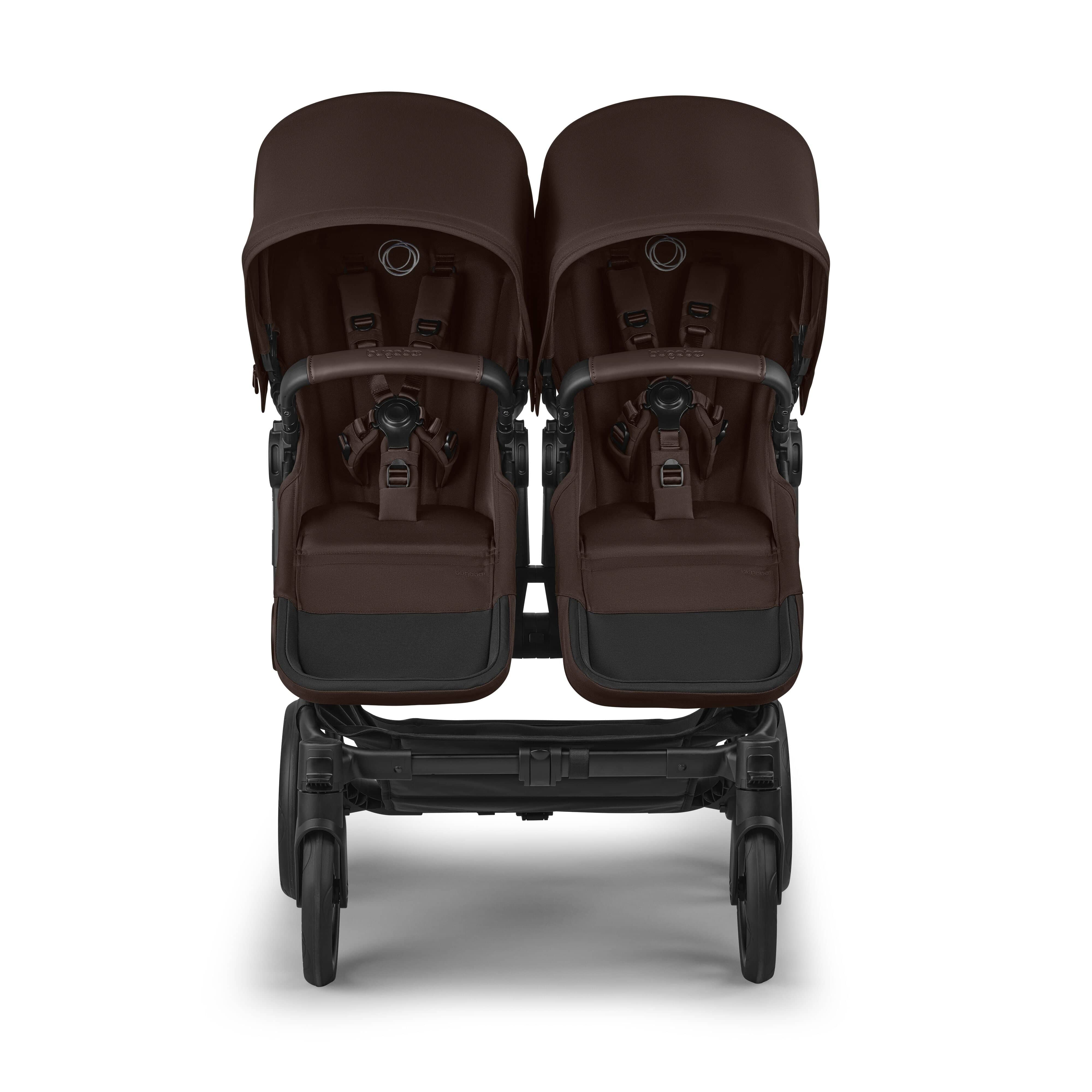 Bugaboo Donkey 6 Twin (Cloud T) Travel System - Cocoa Brown - Image 8