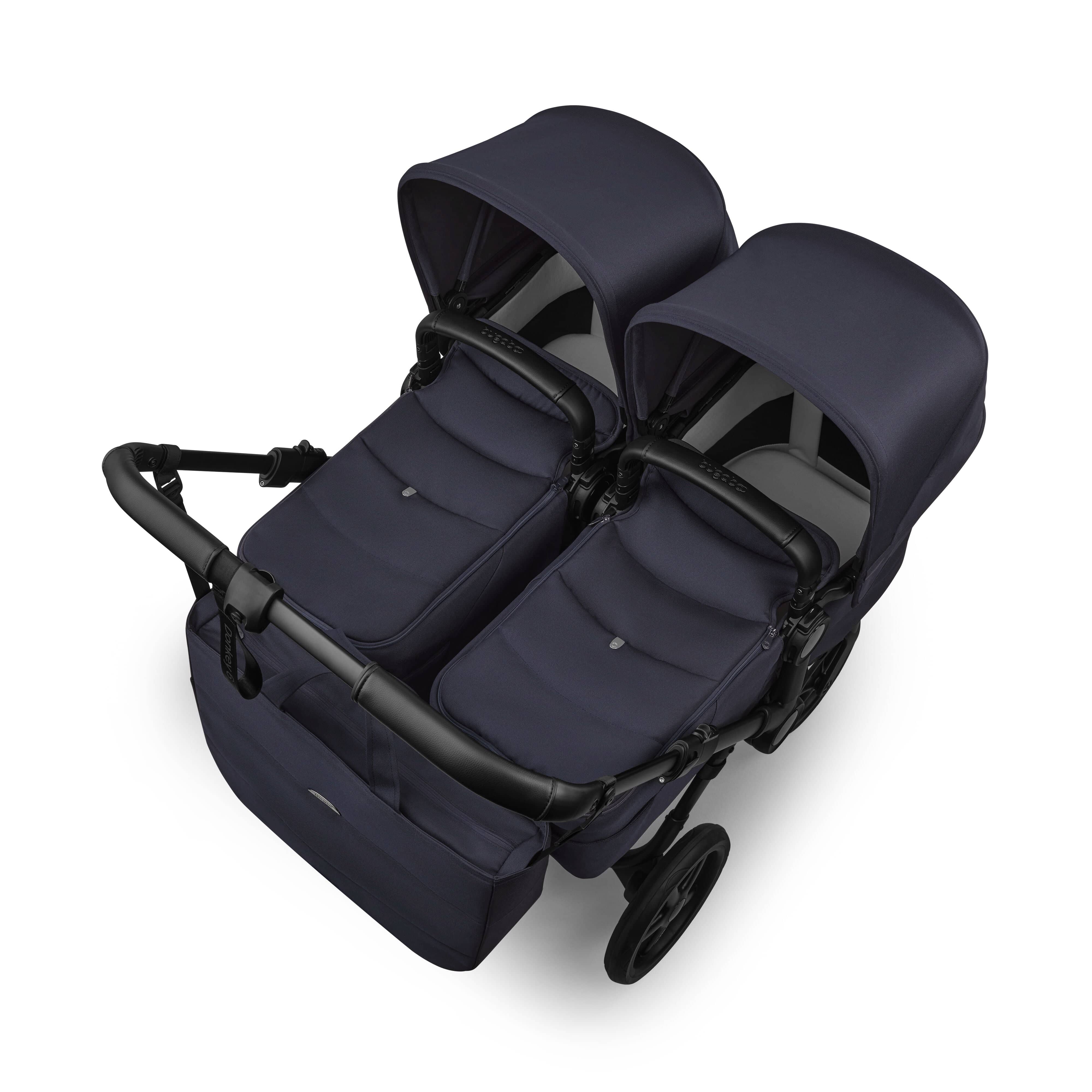 Bugaboo Donkey 6 Twin (Cabriofix i-Size) Travel System - Deep Indigo - Image 4