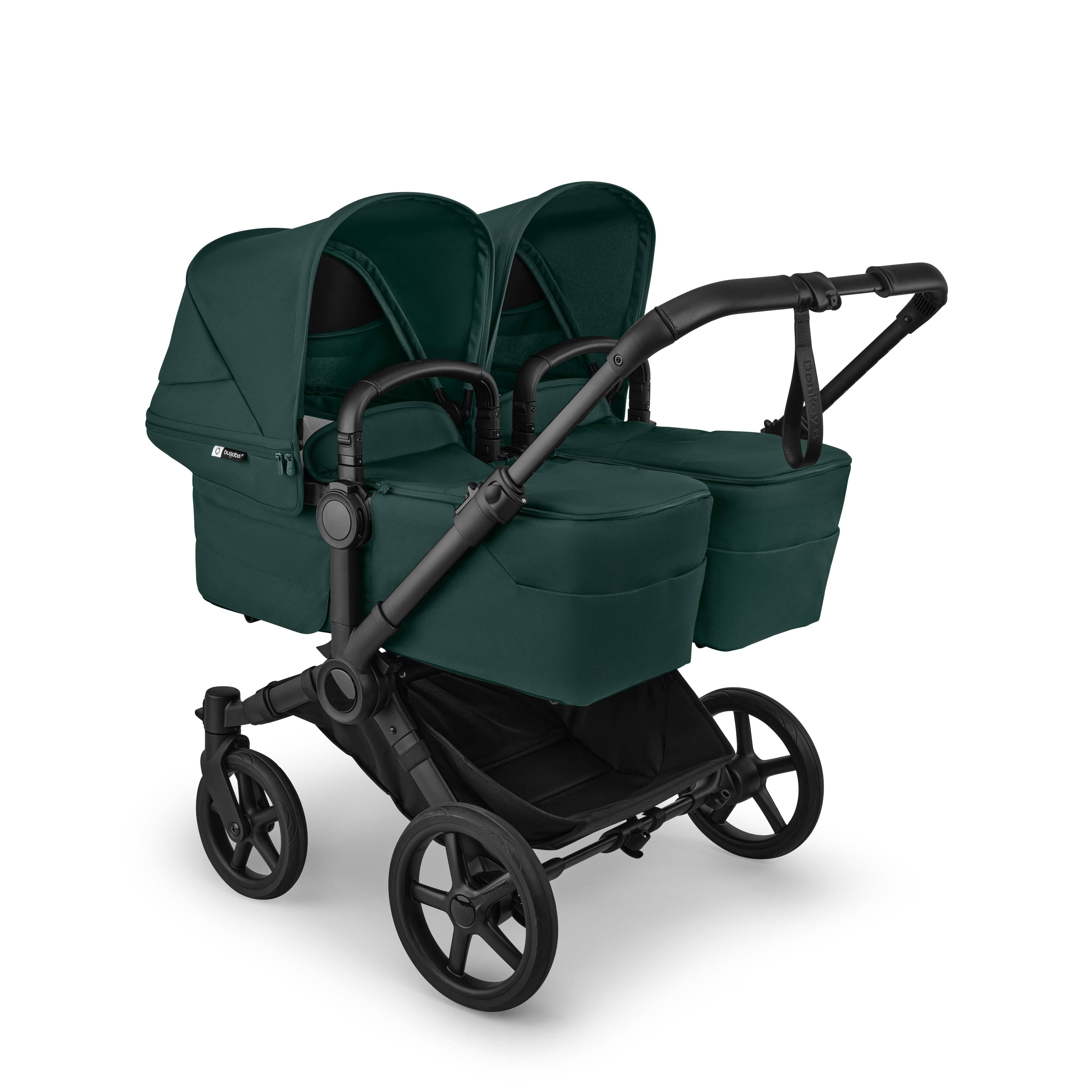 Bugaboo Donkey 6 Twin (Cabriofix i-Size) Travel System - Fern Green - Image 2
