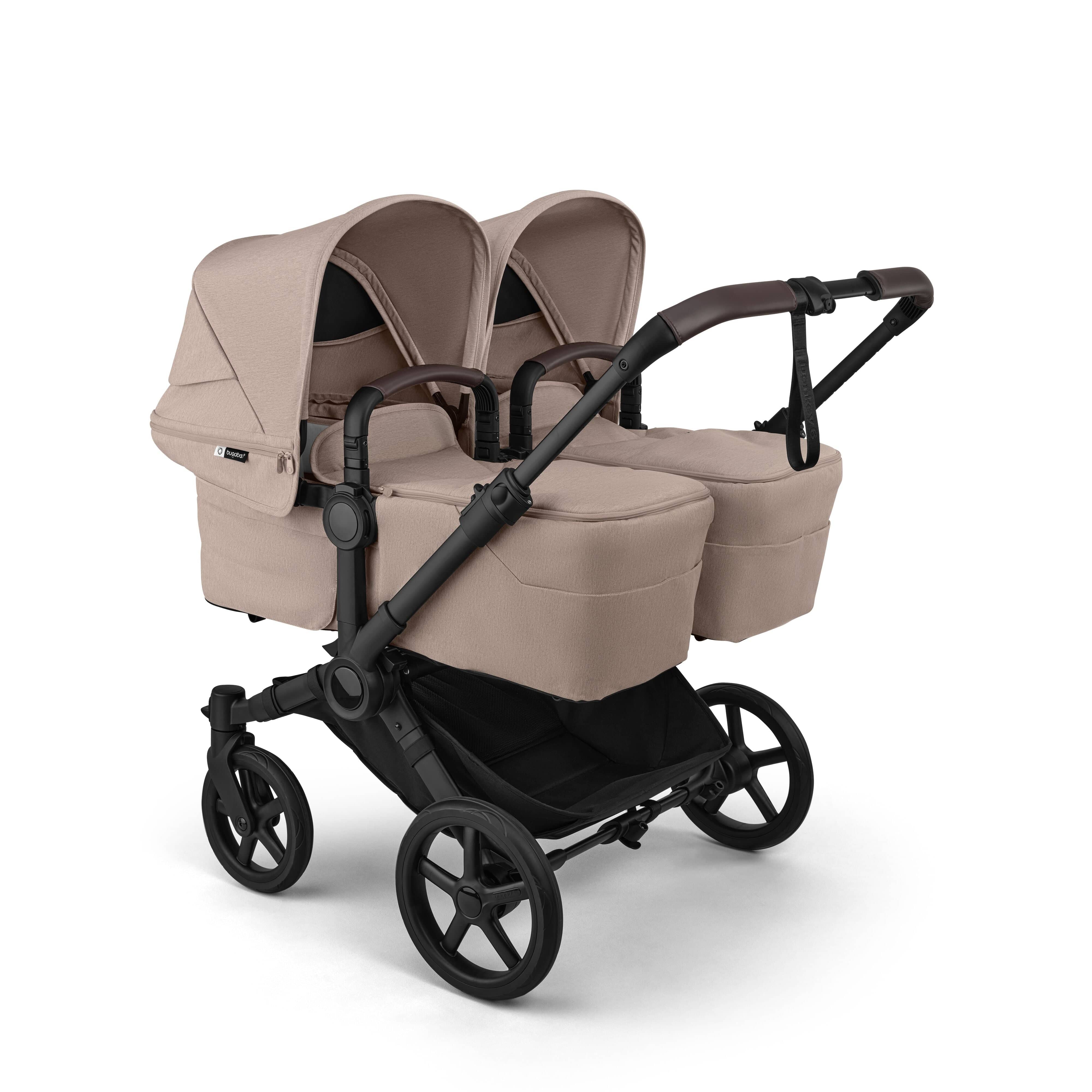 Bugaboo Donkey 6 Twin (Otter by Nuna) Travel System - Desert Taupe - Image 2