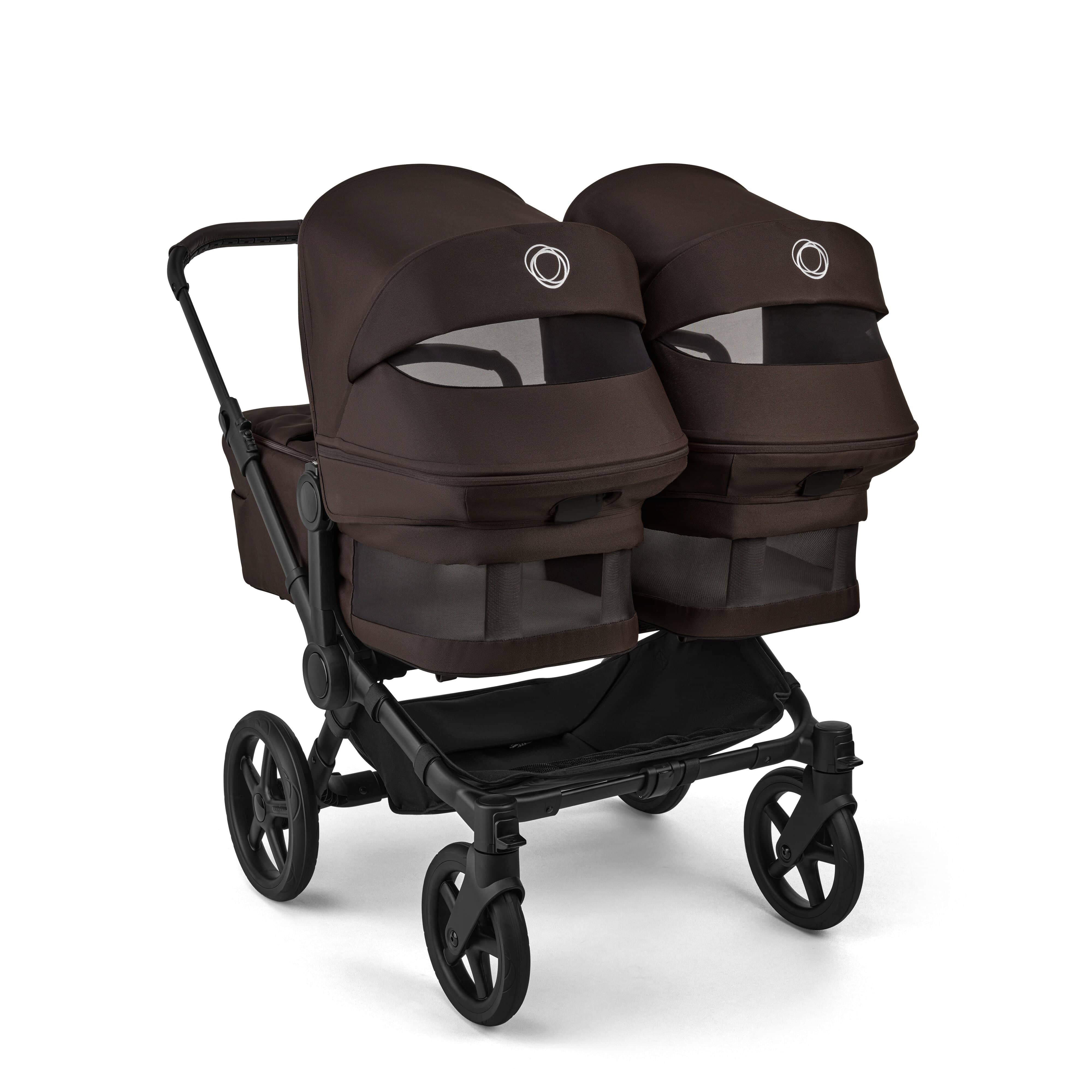 Bugaboo Donkey 6 Twin (Otter by Nuna) Travel System - Cocoa Brown - Image 6