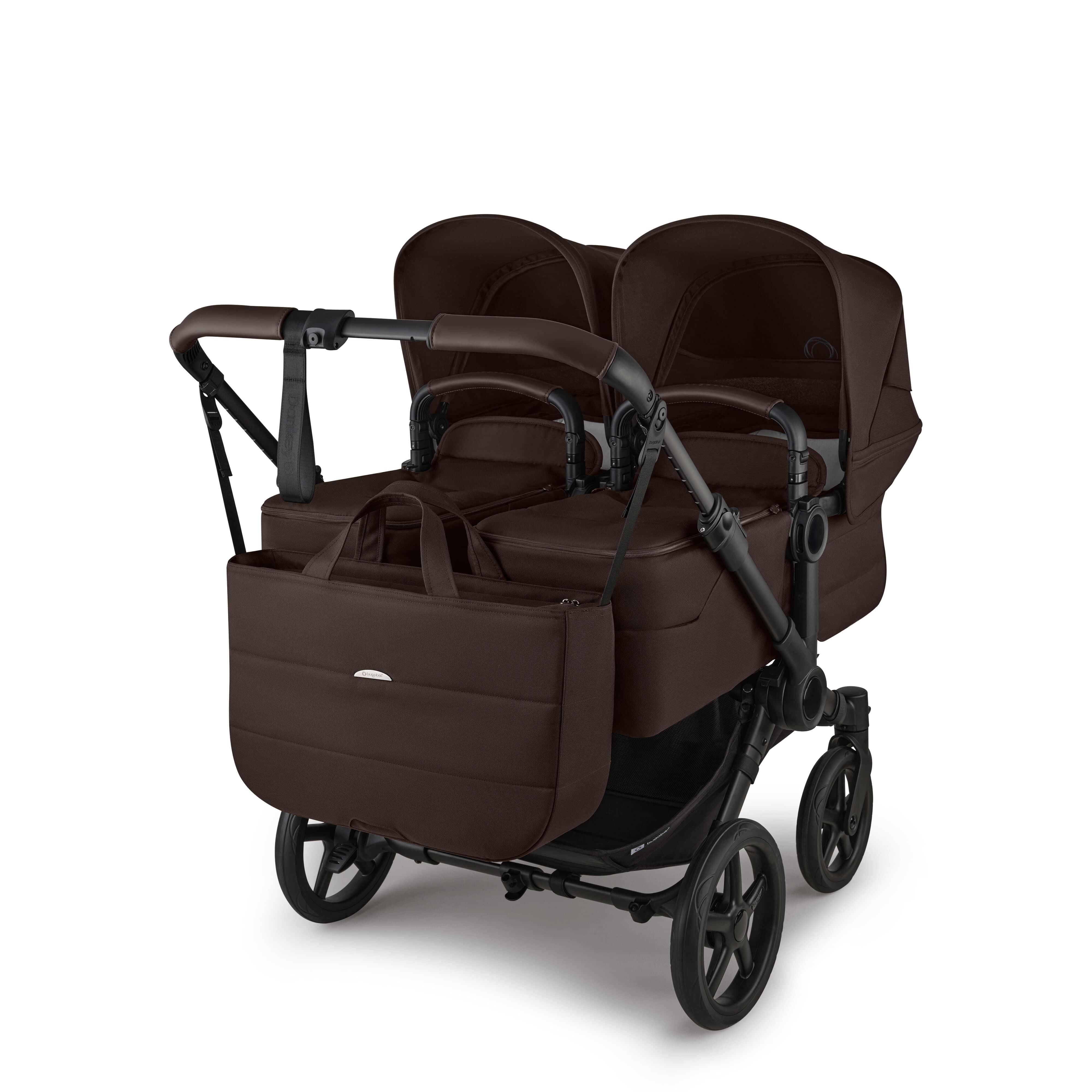 Bugaboo Donkey 6 Twin Pushchair - Cocoa Brown - Image 2