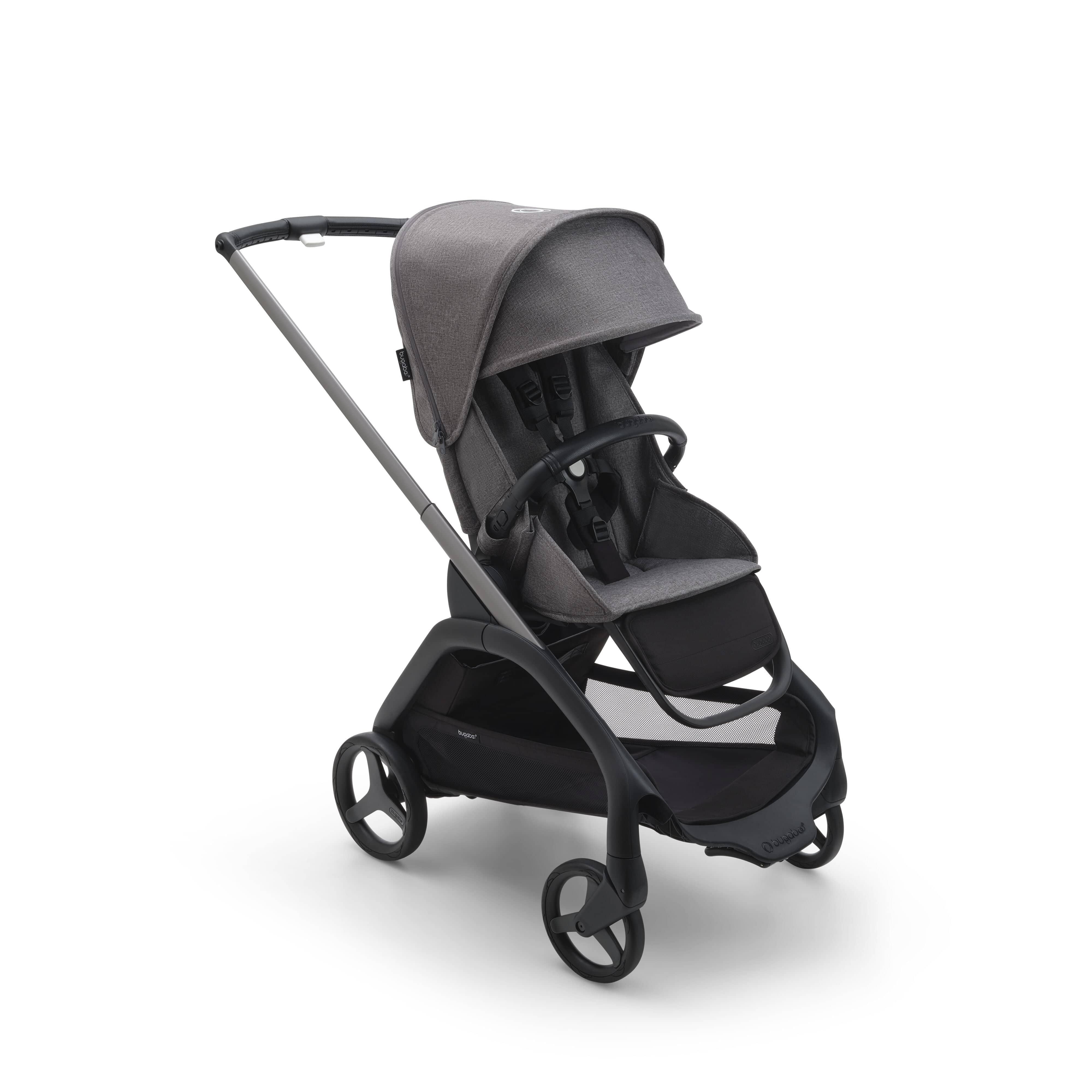 Bugaboo Dragonfly Pushchair with Carrycot - Grey Melange - Image 2