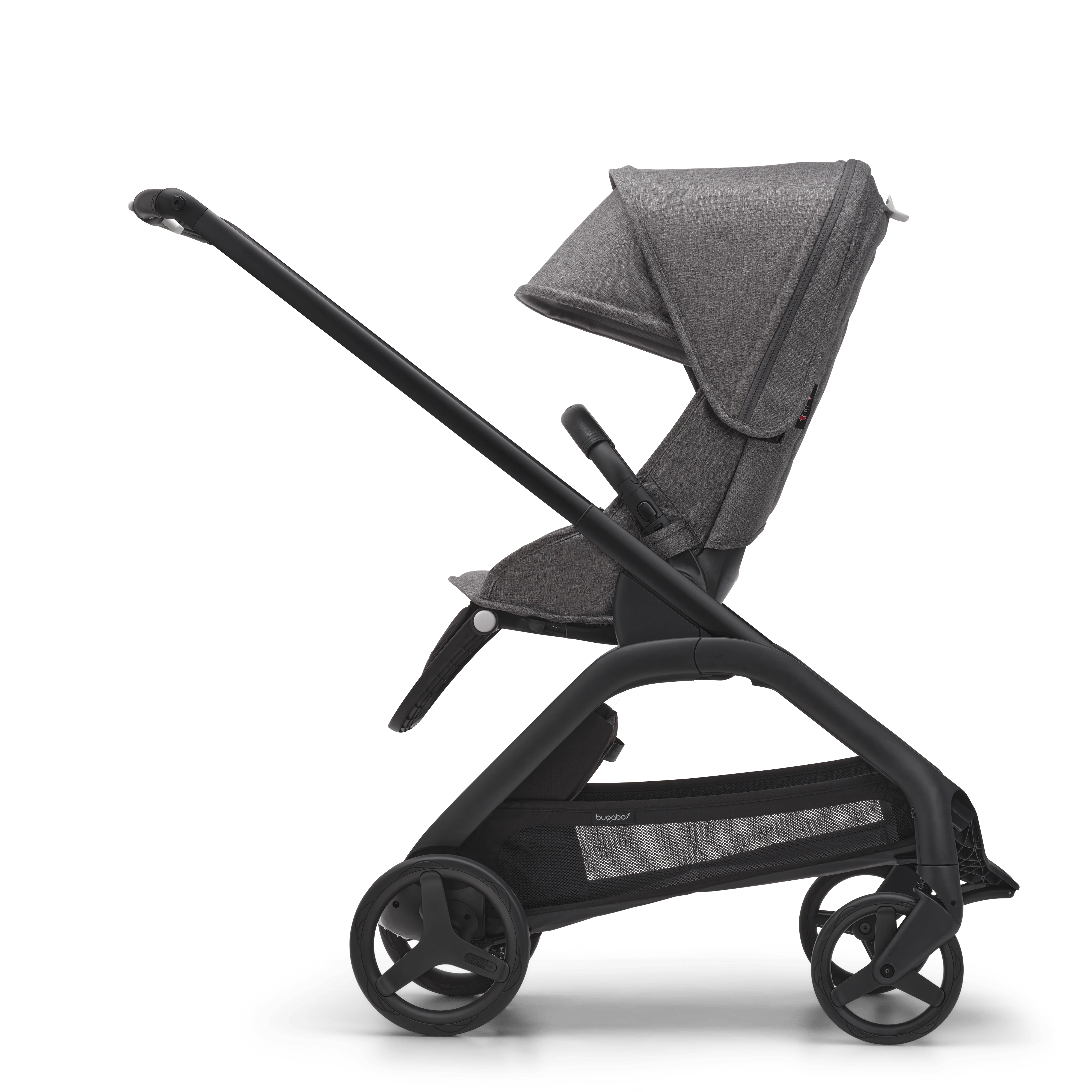 Bugaboo Dragonfly Stroller - Graphite/Grey Melange - Image 2