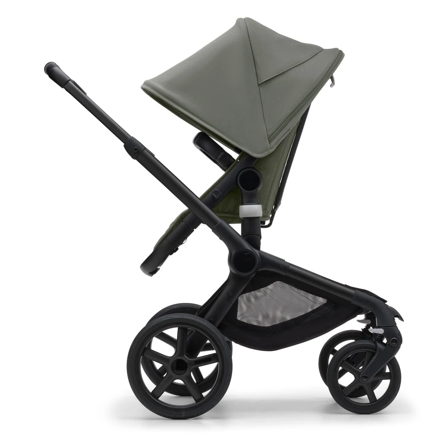 Bugaboo Fox 5, Cabriofix i-Size and Base Travel System - Black/Forest Green - Image 4