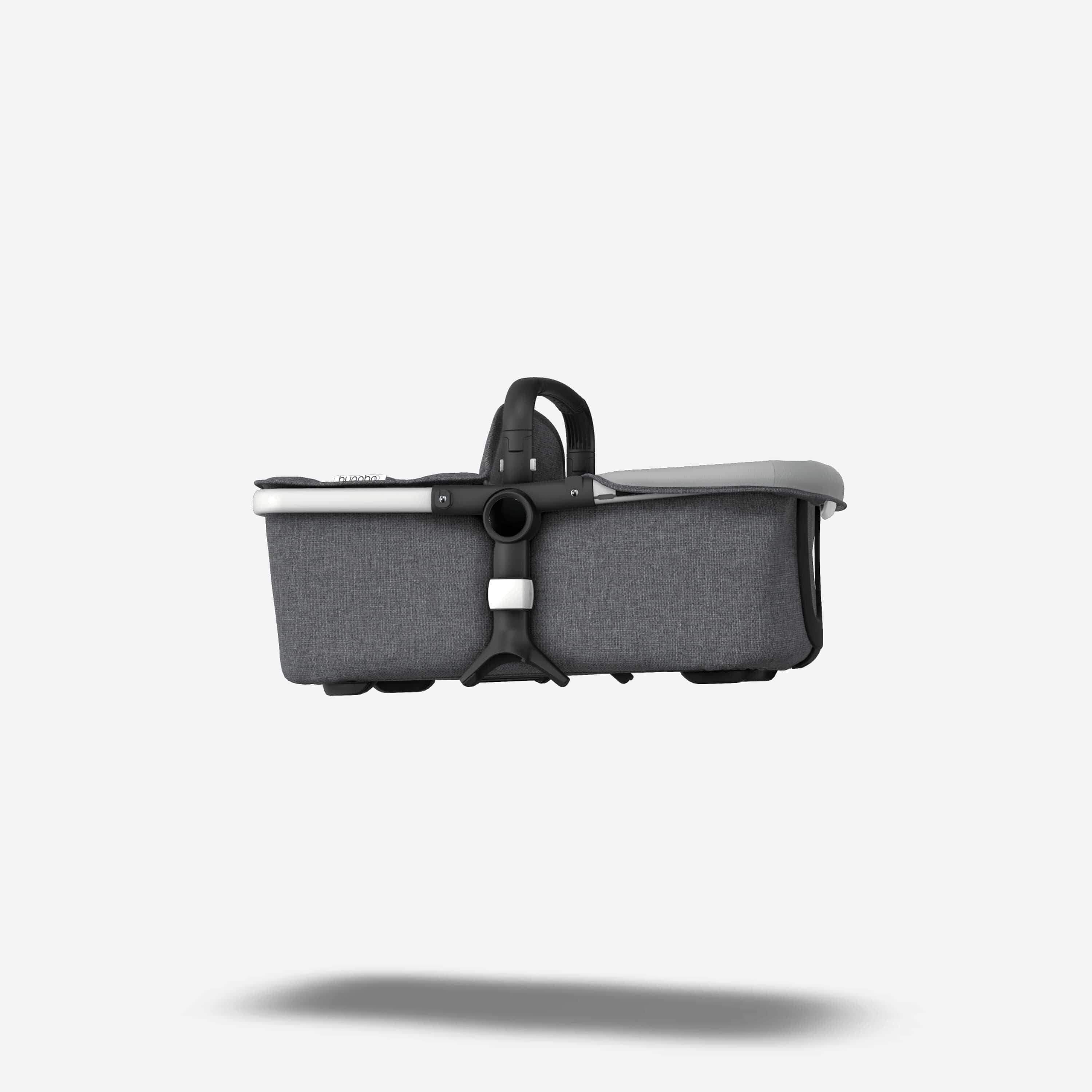 Bugaboo Fox Carrycot Tailored Fabric Set - Grey Melange - Image 4