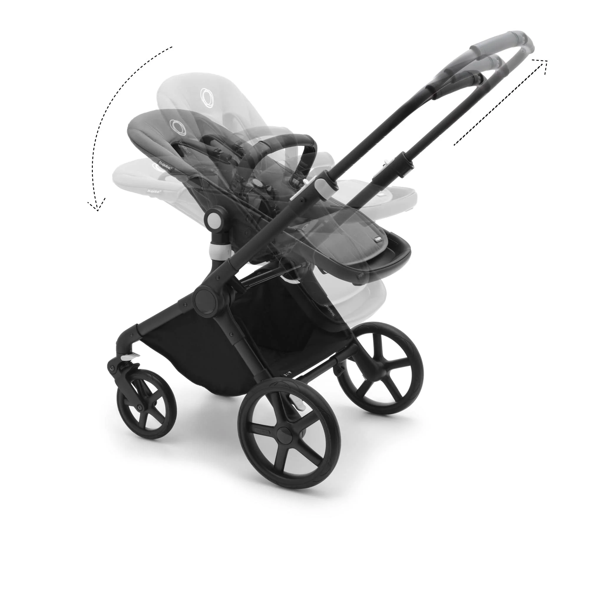Bugaboo Fox Cub Complete with Raincover- Black/Midnight Black - Image 5