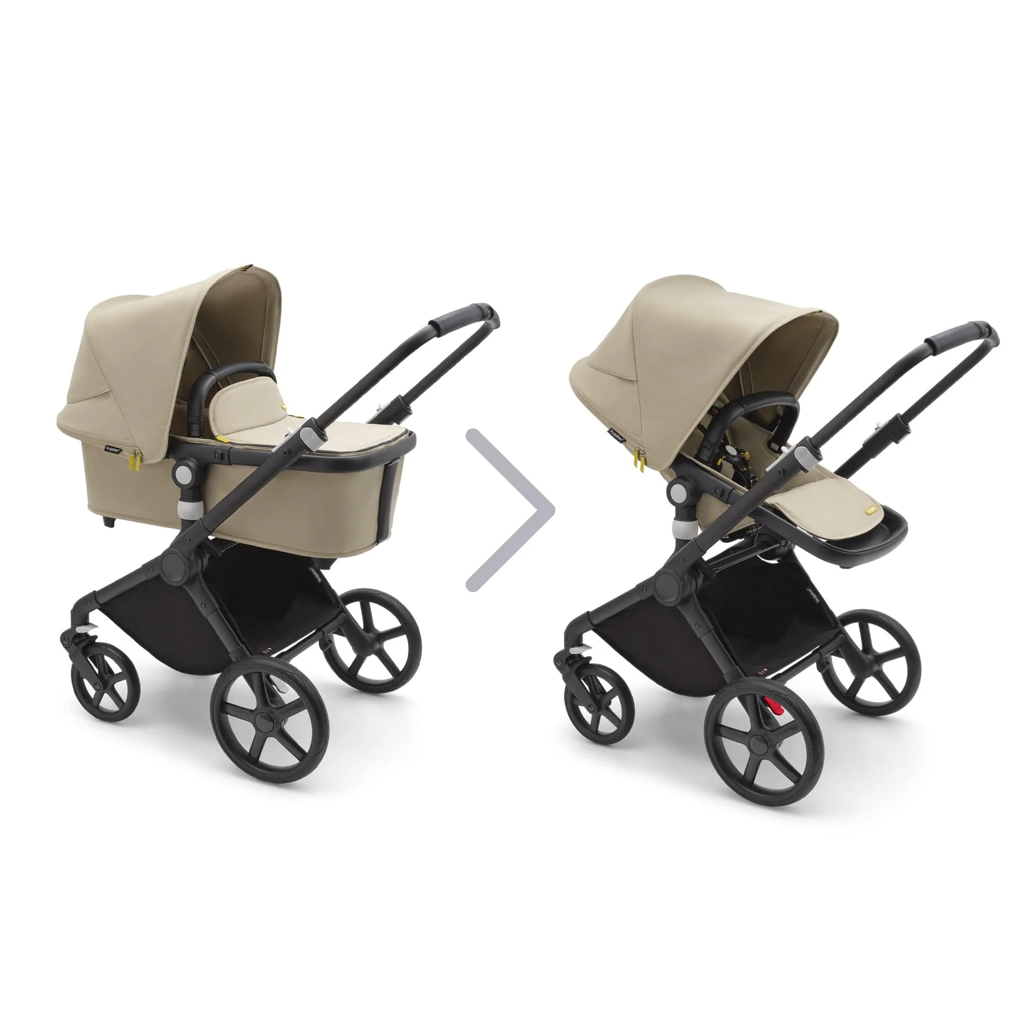 Bugaboo Fox Cub Essential Bundle - Black/Desert Beige - Image 3